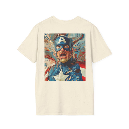 Captain daliV1 Graphic T-Shirt – Fun Gift for Superhero Fans, Unisex Fashion Tee, Streetwear, Birthday Present, Comic Book Enthusiast