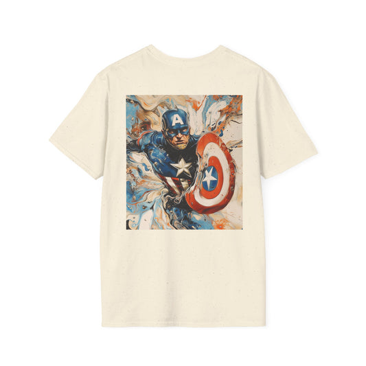 Captain daliV3 Graphic T-Shirt – Fun Gift for Superhero Fans, Unisex Fashion Tee, Streetwear, Birthday Present, Comic Book Enthusiast