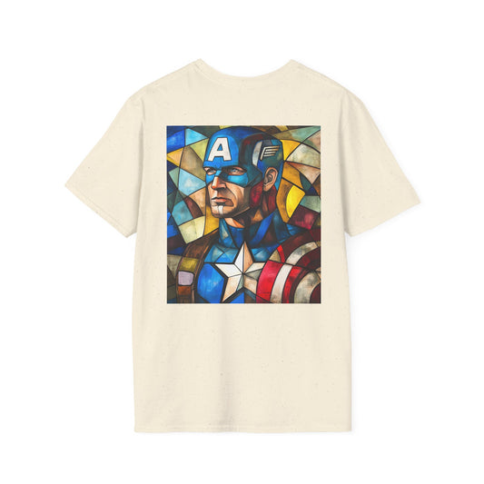 Captain picassoV2 Graphic T-Shirt – Fun Gift for Superhero Fans, Unisex Fashion Tee, Streetwear, Birthday Present, Comic Book Enthusiast