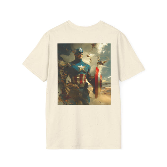 Captain daliV2 Graphic T-Shirt – Fun Gift for Superhero Fans, Unisex Fashion Tee, Streetwear, Birthday Present, Comic Book Enthusiast