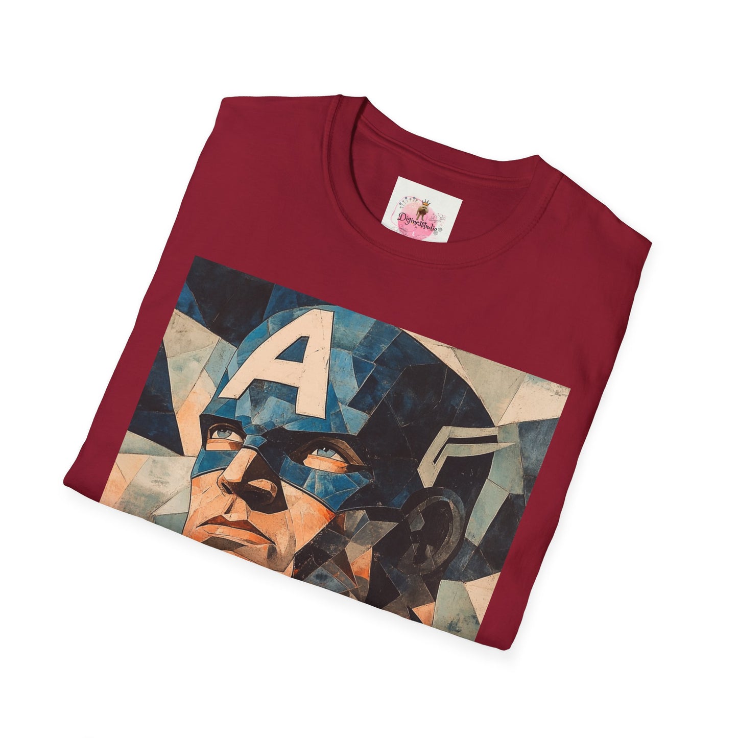 Captain picassoV4 Graphic T-Shirt – Fun Gift for Superhero Fans, Unisex Fashion Tee, Streetwear, Birthday Present, Comic Book Enthusiast