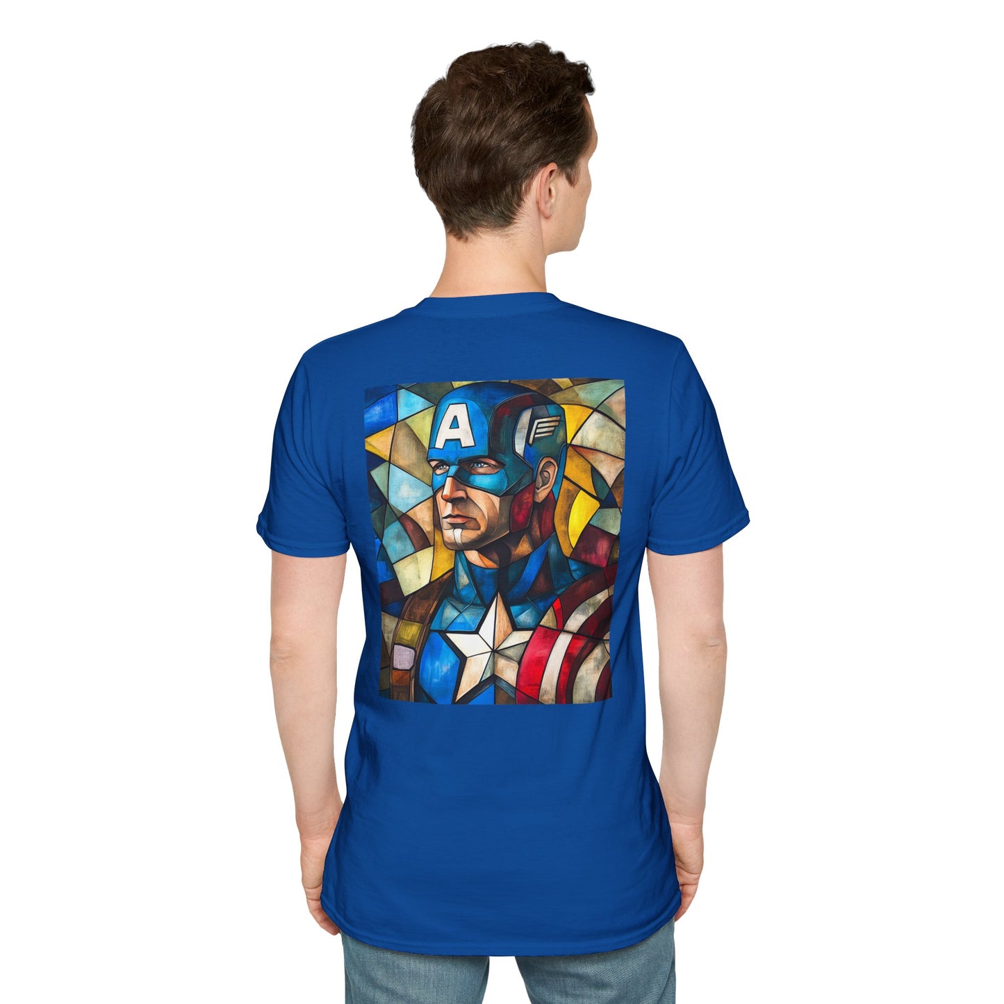 Captain picassoV2 Graphic T-Shirt – Fun Gift for Superhero Fans, Unisex Fashion Tee, Streetwear, Birthday Present, Comic Book Enthusiast