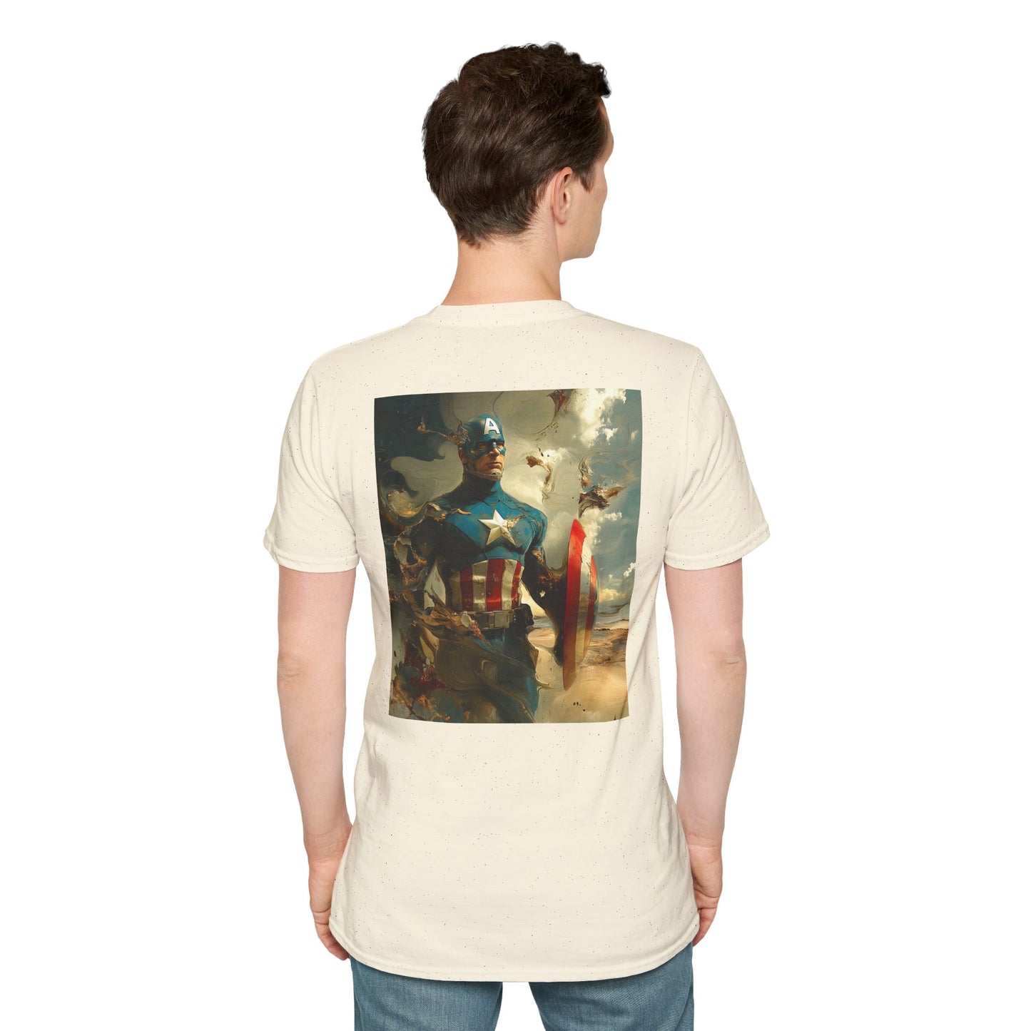 Captain daliV2 Graphic T-Shirt – Fun Gift for Superhero Fans, Unisex Fashion Tee, Streetwear, Birthday Present, Comic Book Enthusiast