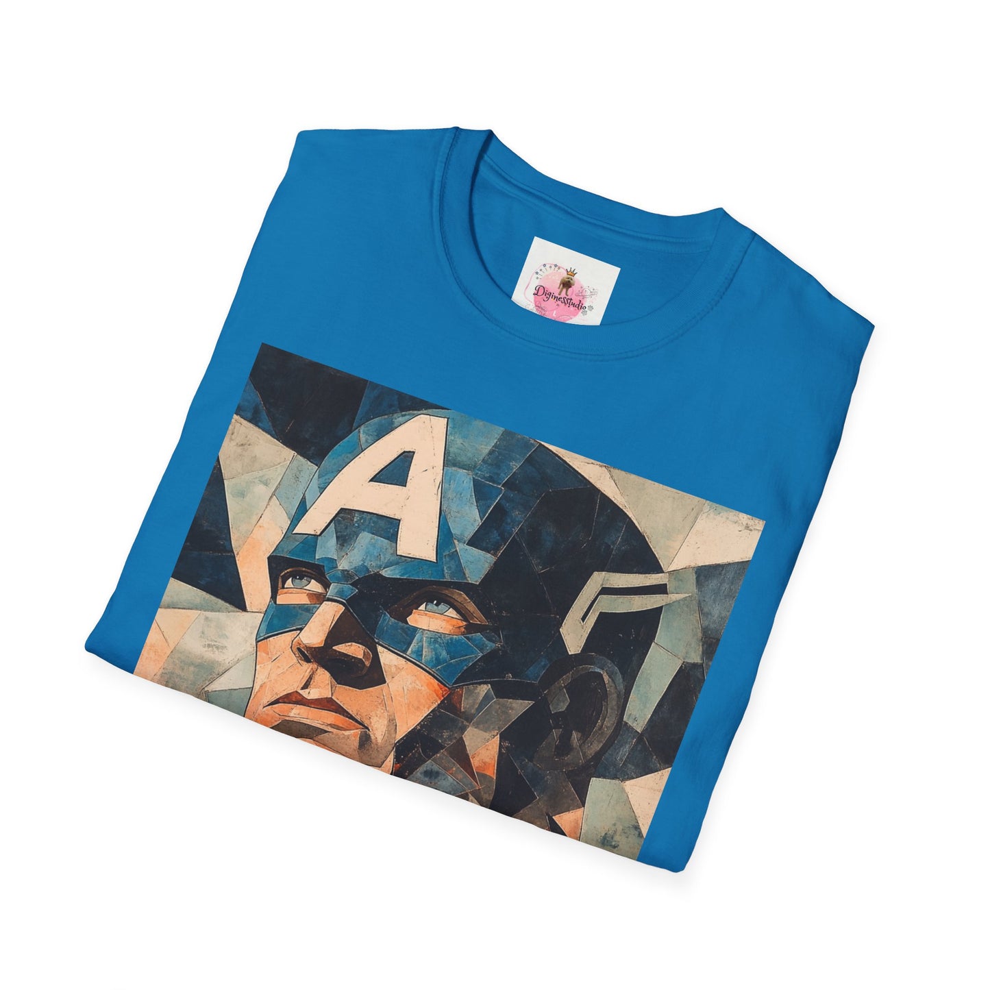 Captain picassoV4 Graphic T-Shirt – Fun Gift for Superhero Fans, Unisex Fashion Tee, Streetwear, Birthday Present, Comic Book Enthusiast