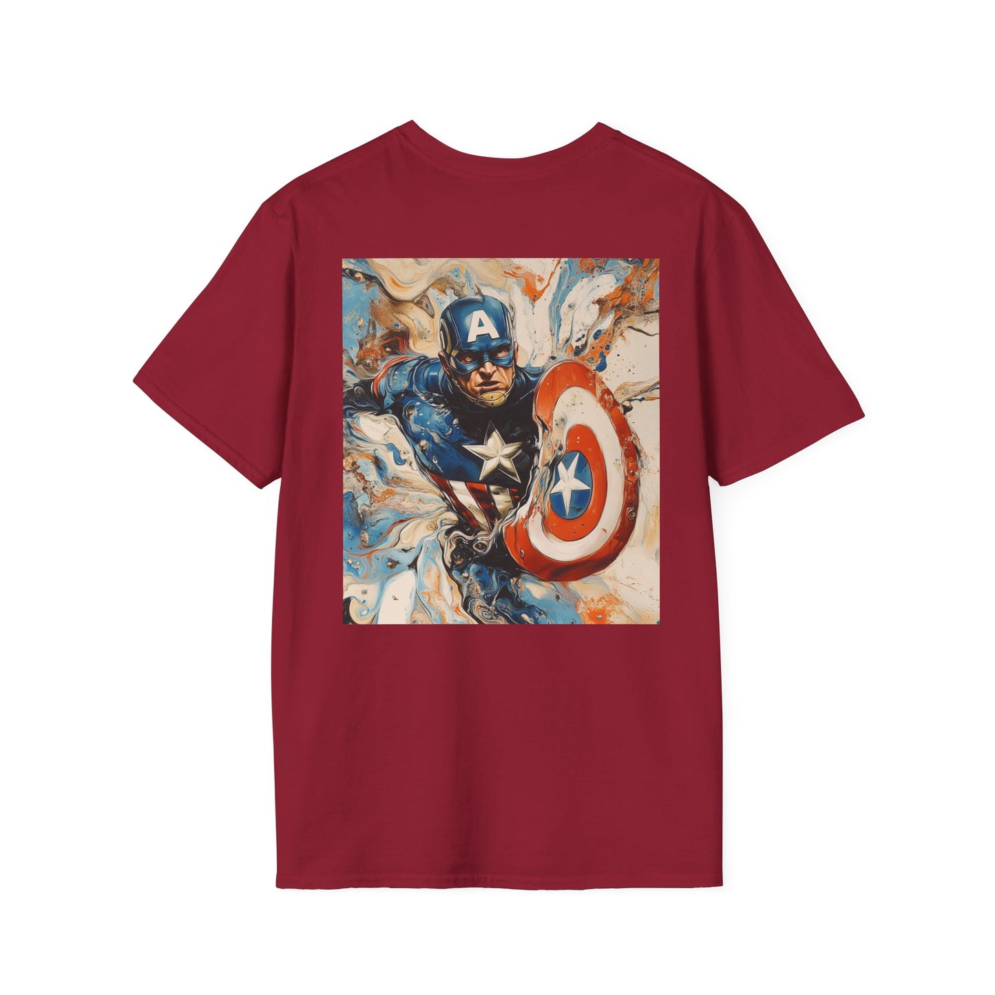 Captain daliV3 Graphic T-Shirt – Fun Gift for Superhero Fans, Unisex Fashion Tee, Streetwear, Birthday Present, Comic Book Enthusiast