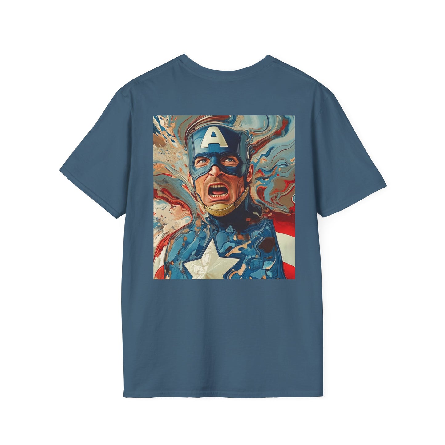 Captain daliV1 Graphic T-Shirt – Fun Gift for Superhero Fans, Unisex Fashion Tee, Streetwear, Birthday Present, Comic Book Enthusiast