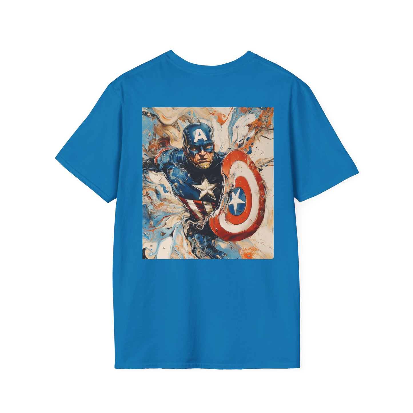 Captain daliV3 Graphic T-Shirt – Fun Gift for Superhero Fans, Unisex Fashion Tee, Streetwear, Birthday Present, Comic Book Enthusiast