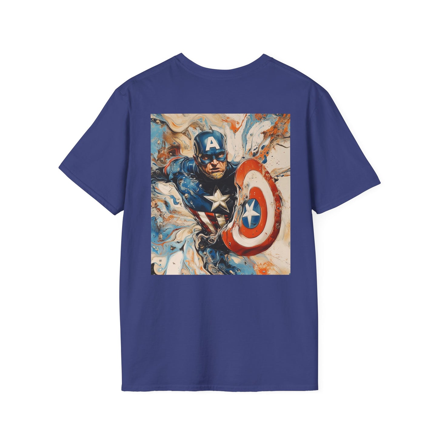 Captain daliV3 Graphic T-Shirt – Fun Gift for Superhero Fans, Unisex Fashion Tee, Streetwear, Birthday Present, Comic Book Enthusiast