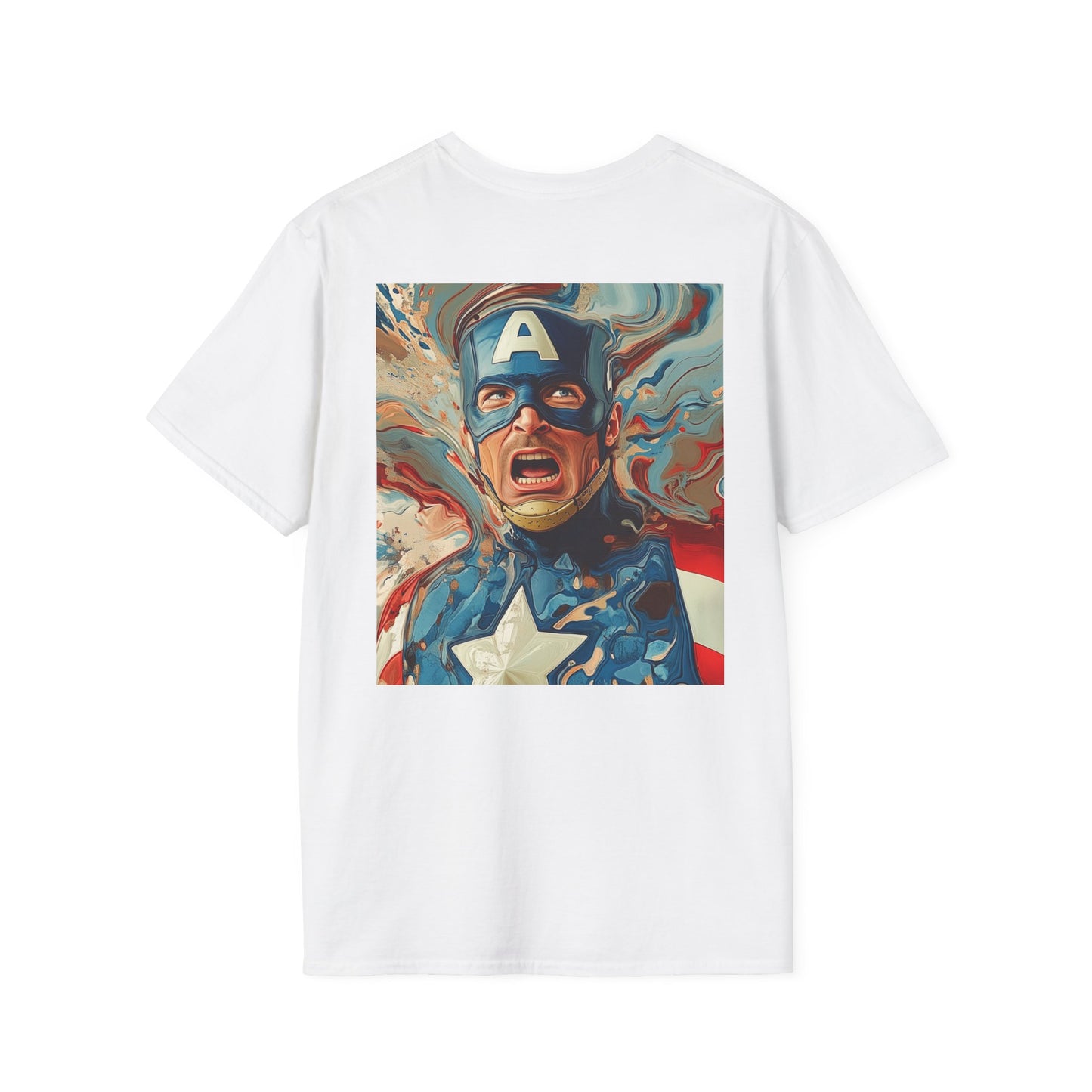 Captain daliV1 Graphic T-Shirt – Fun Gift for Superhero Fans, Unisex Fashion Tee, Streetwear, Birthday Present, Comic Book Enthusiast