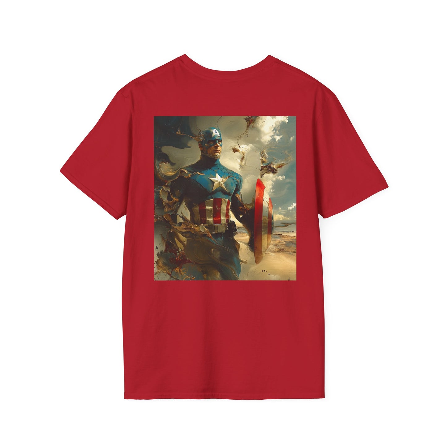 Captain daliV2 Graphic T-Shirt – Fun Gift for Superhero Fans, Unisex Fashion Tee, Streetwear, Birthday Present, Comic Book Enthusiast