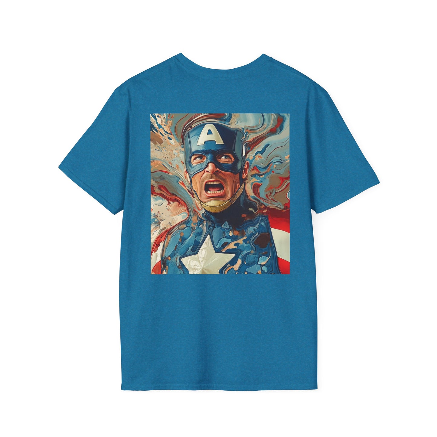 Captain daliV1 Graphic T-Shirt – Fun Gift for Superhero Fans, Unisex Fashion Tee, Streetwear, Birthday Present, Comic Book Enthusiast