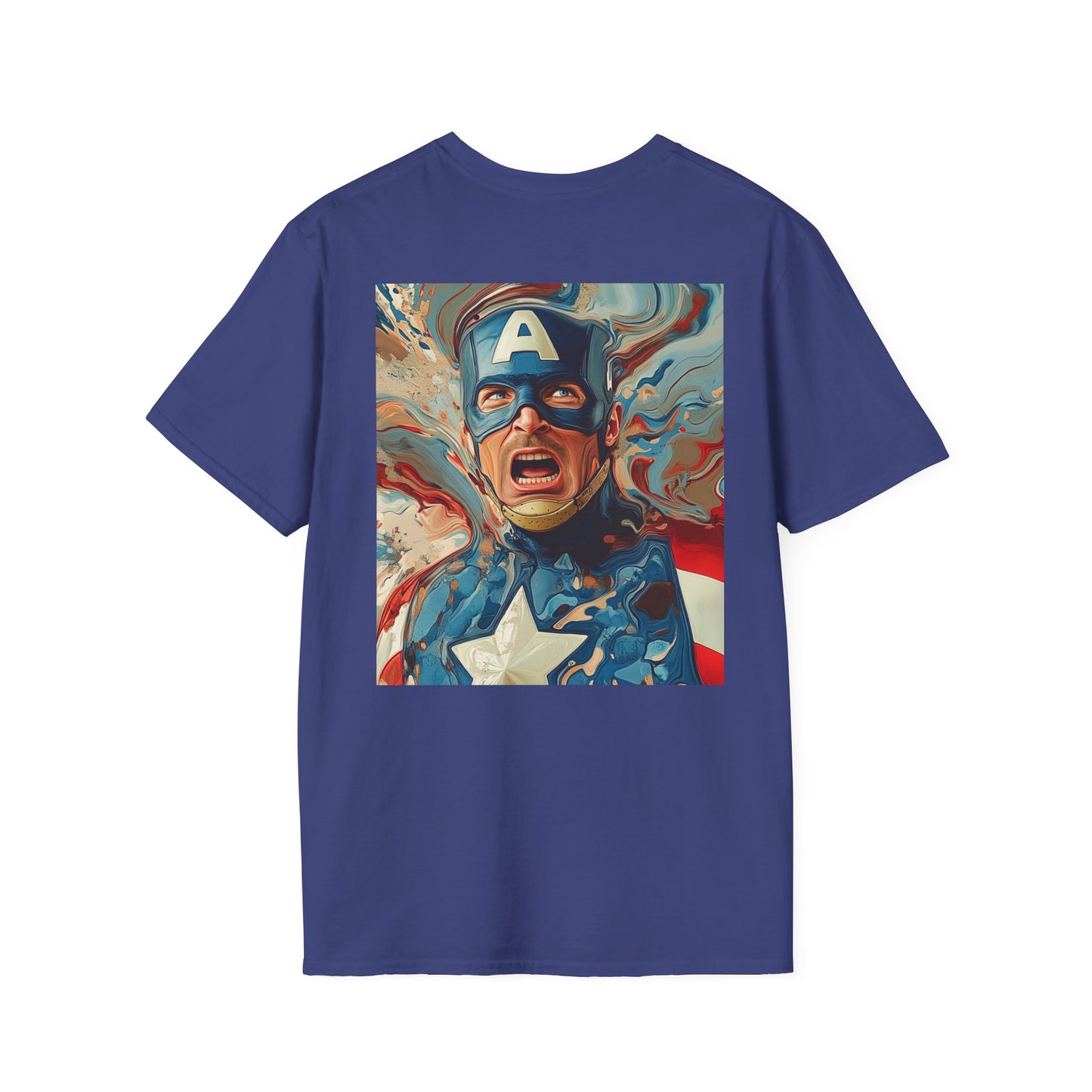 Captain daliV1 Graphic T-Shirt – Fun Gift for Superhero Fans, Unisex Fashion Tee, Streetwear, Birthday Present, Comic Book Enthusiast