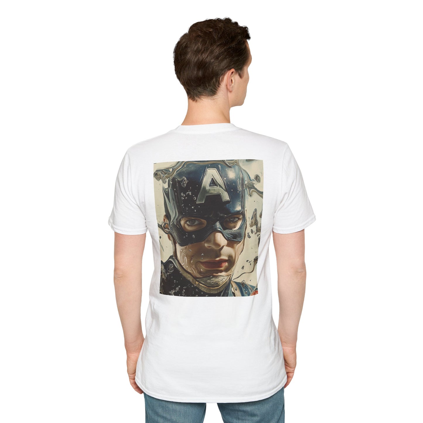 Copy of  Captain daliV4 Graphic T-Shirt – Fun Gift for Superhero Fans, Unisex Fashion Tee, Streetwear, Birthday Present, Comic Book Enthusiast