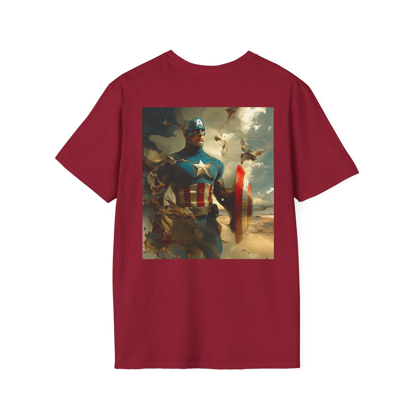 Captain daliV2 Graphic T-Shirt – Fun Gift for Superhero Fans, Unisex Fashion Tee, Streetwear, Birthday Present, Comic Book Enthusiast