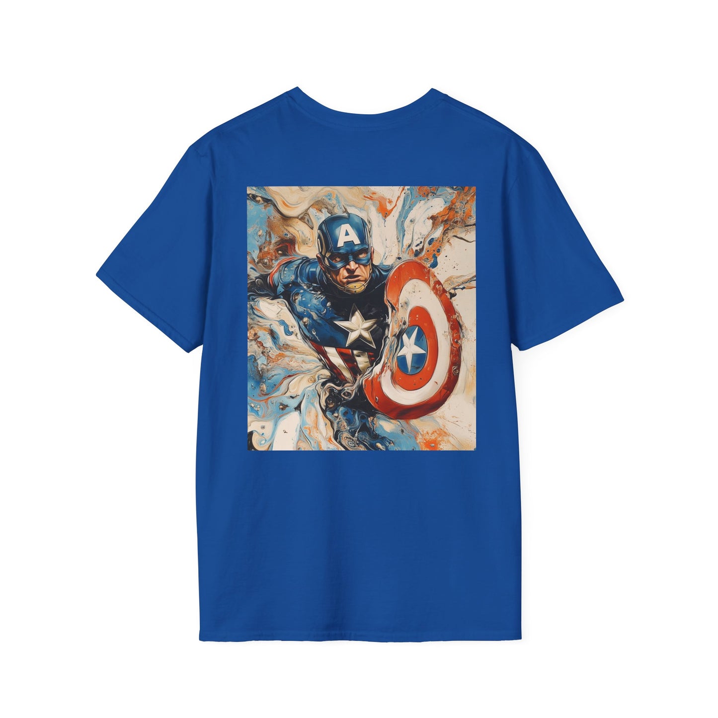 Captain daliV3 Graphic T-Shirt – Fun Gift for Superhero Fans, Unisex Fashion Tee, Streetwear, Birthday Present, Comic Book Enthusiast