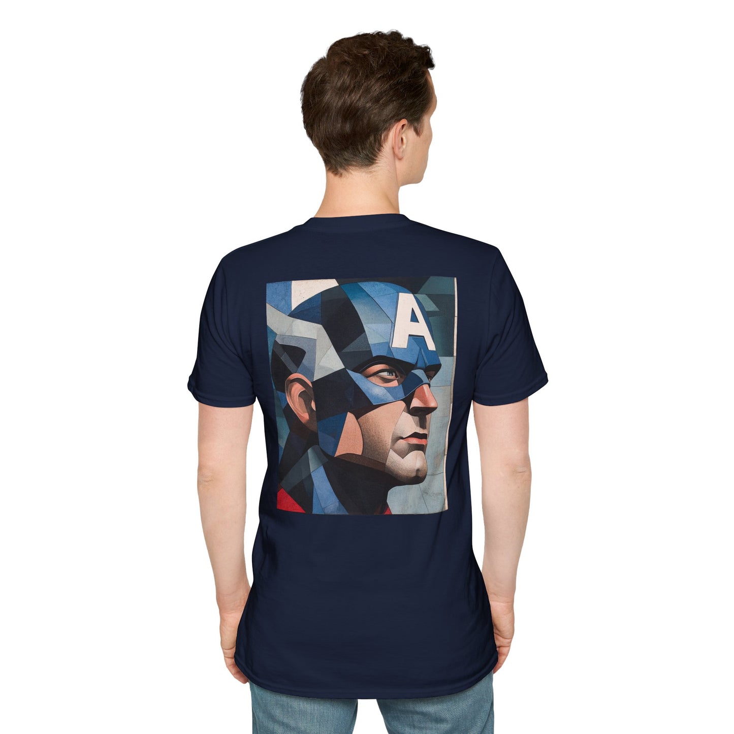 Captain picassoV1 Graphic T-Shirt – Fun Gift for Superhero Fans, Unisex Fashion Tee, Streetwear, Birthday Present, Comic Book Enthusiast