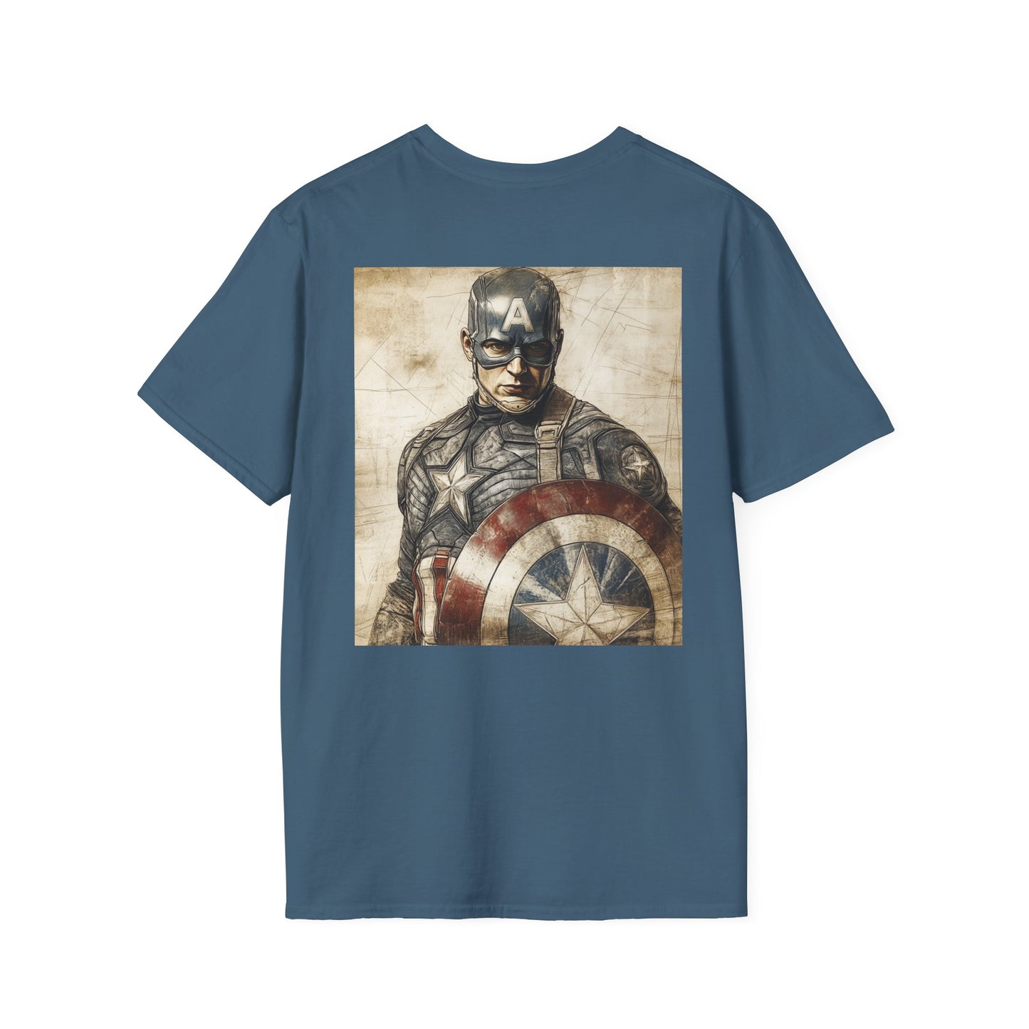 Captain picassoV4 Graphic T-Shirt – Fun Gift for Superhero Fans, Unisex Fashion Tee, Streetwear, Birthday Present, Comic Book Enthusiast