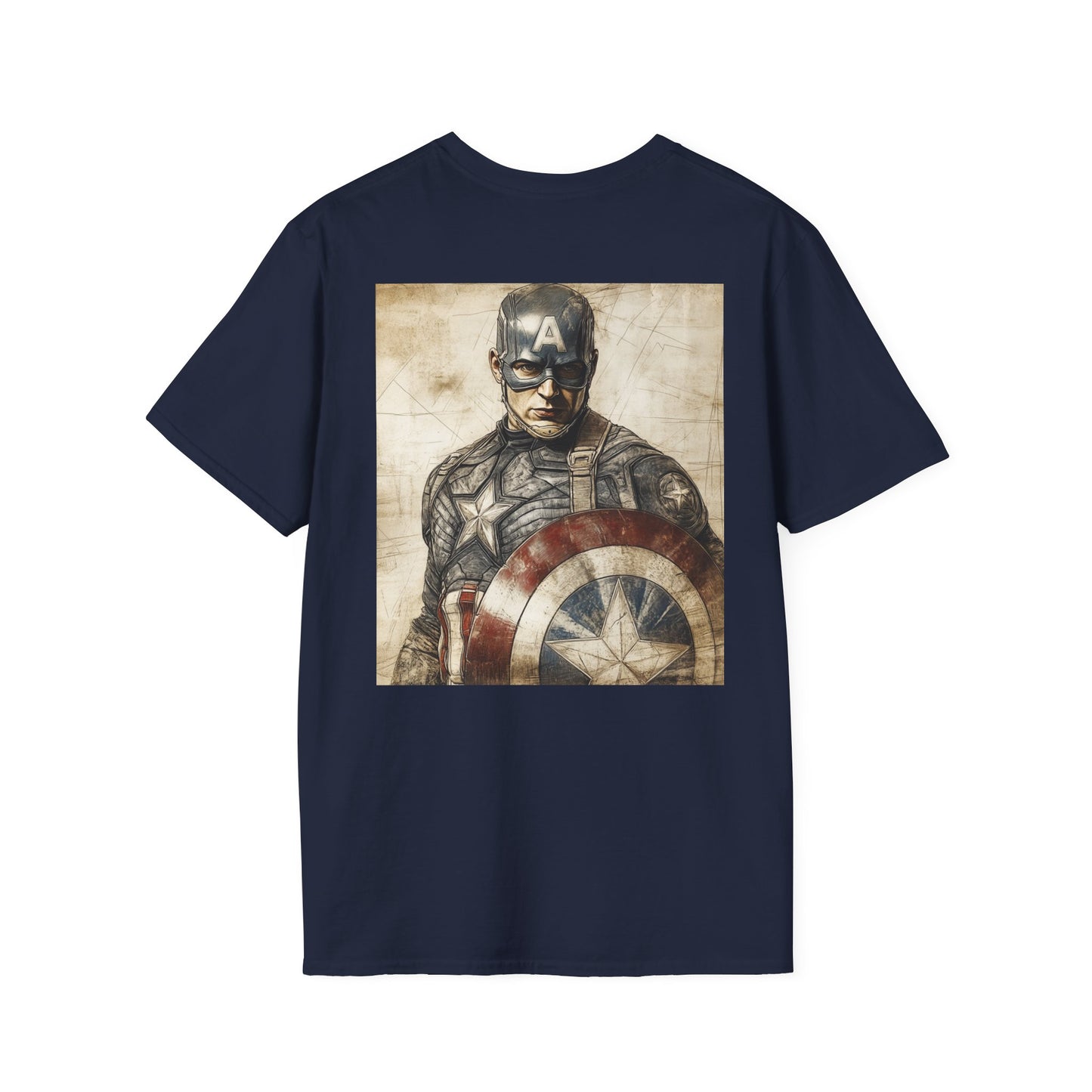 Captain picassoV4 Graphic T-Shirt – Fun Gift for Superhero Fans, Unisex Fashion Tee, Streetwear, Birthday Present, Comic Book Enthusiast