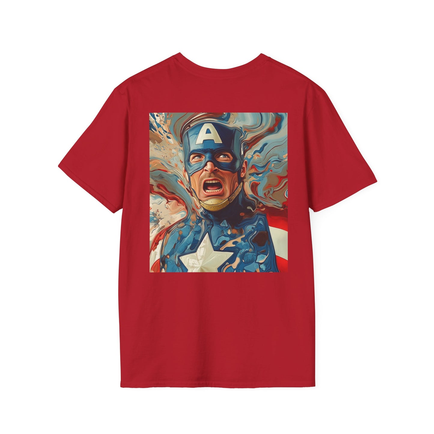 Captain daliV1 Graphic T-Shirt – Fun Gift for Superhero Fans, Unisex Fashion Tee, Streetwear, Birthday Present, Comic Book Enthusiast