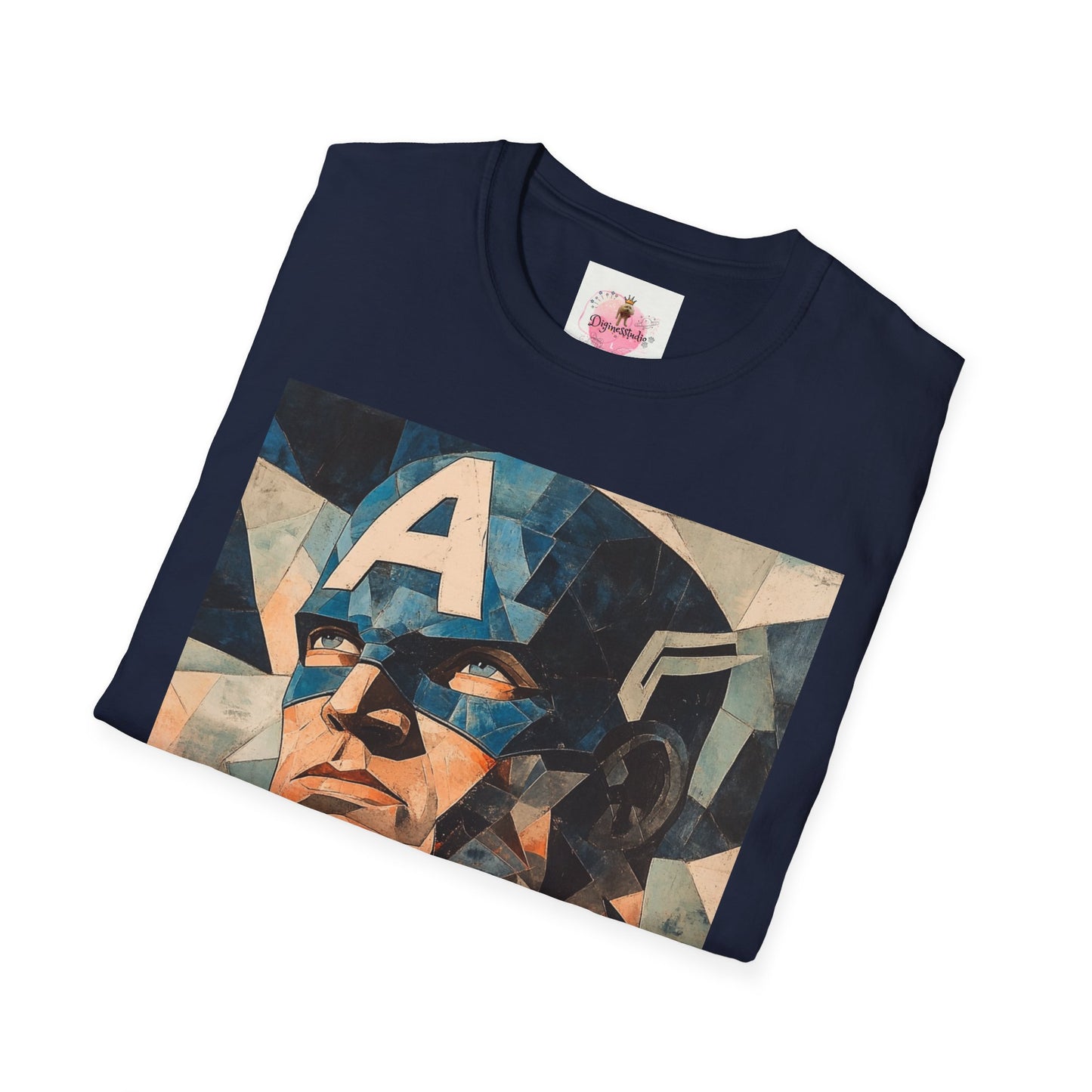 Captain picassoV4 Graphic T-Shirt – Fun Gift for Superhero Fans, Unisex Fashion Tee, Streetwear, Birthday Present, Comic Book Enthusiast