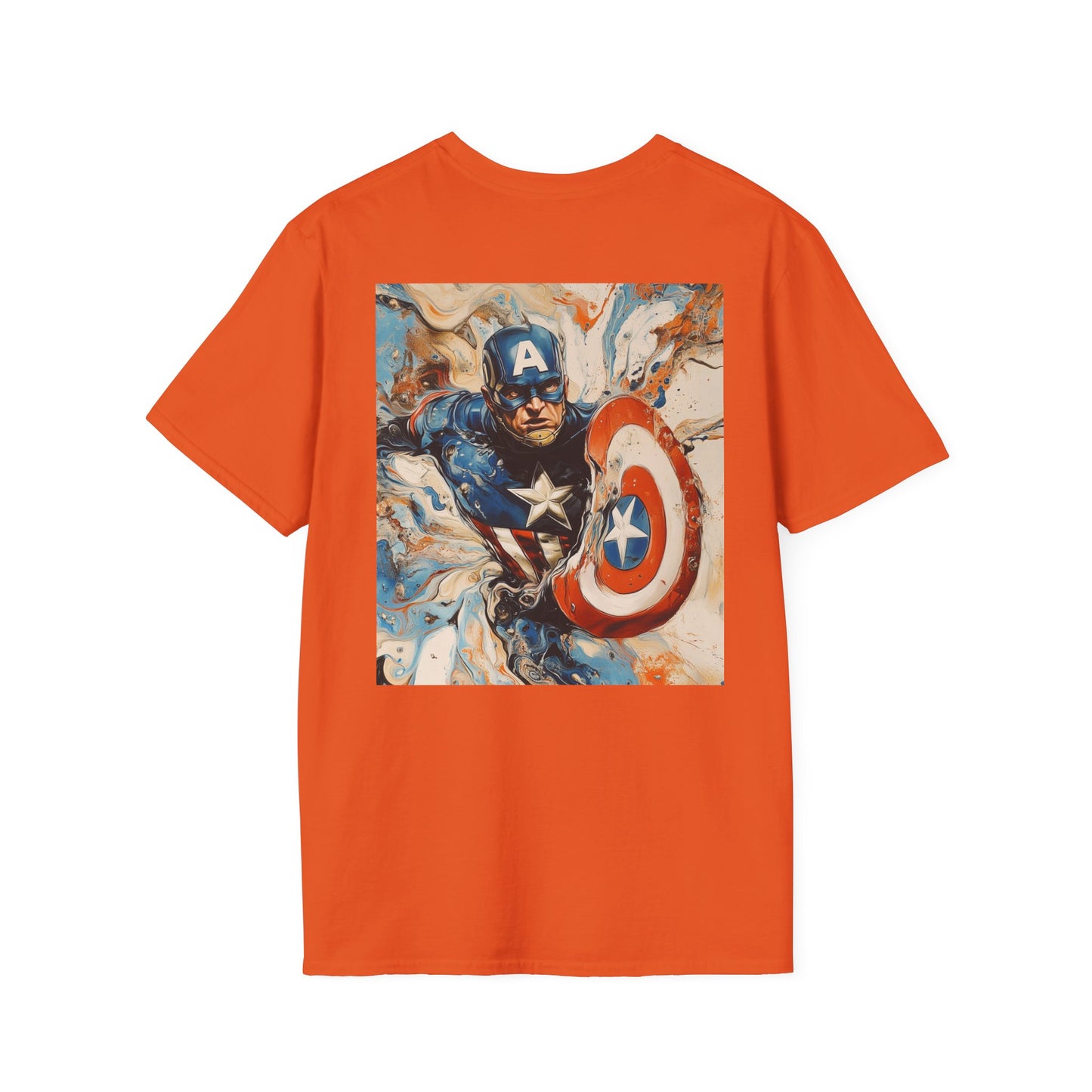 Captain daliV3 Graphic T-Shirt – Fun Gift for Superhero Fans, Unisex Fashion Tee, Streetwear, Birthday Present, Comic Book Enthusiast