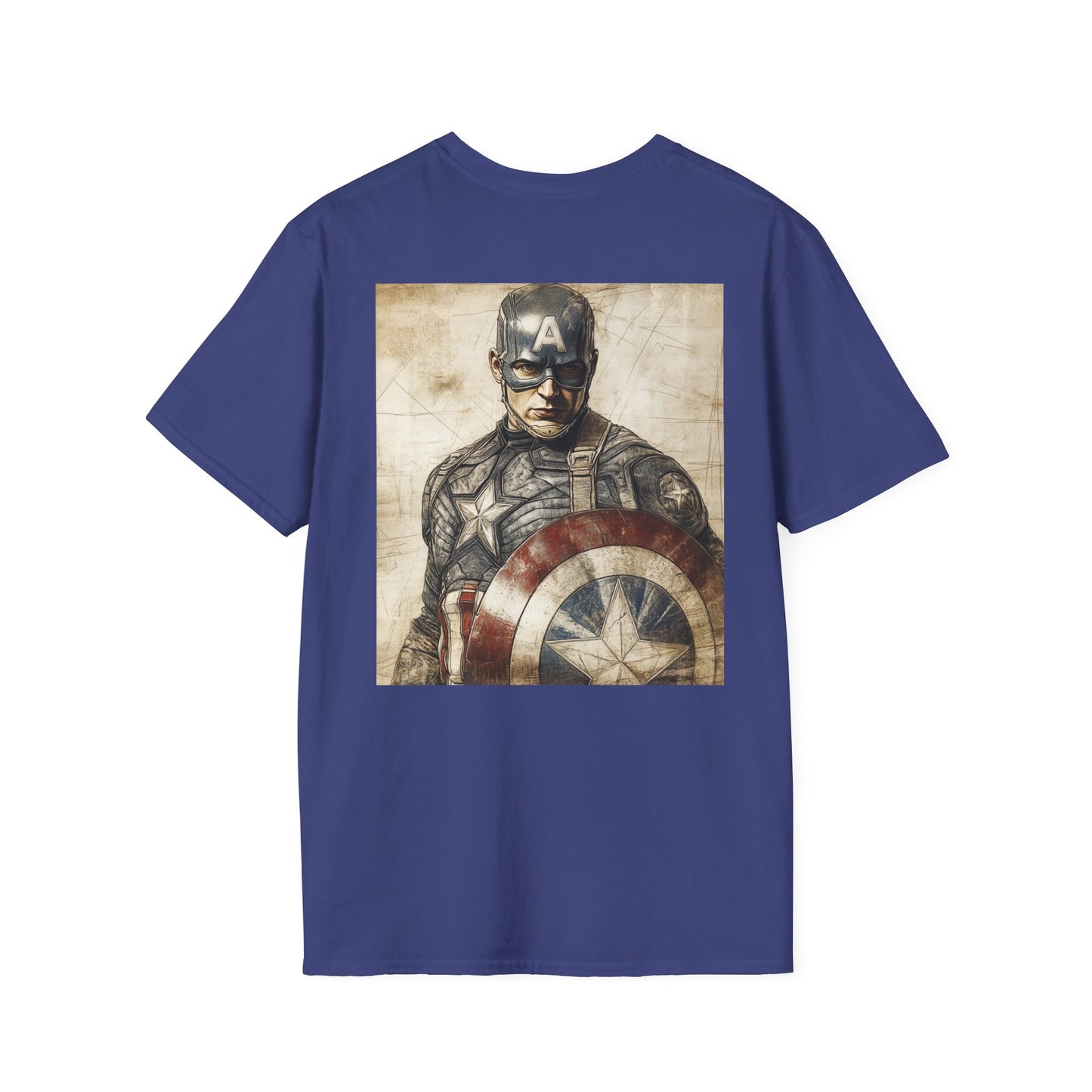 Captain davinciV4 Graphic T-Shirt – Fun Gift for Superhero Fans, Unisex Fashion Tee, Streetwear, Birthday Present, Comic Book Enthusiast