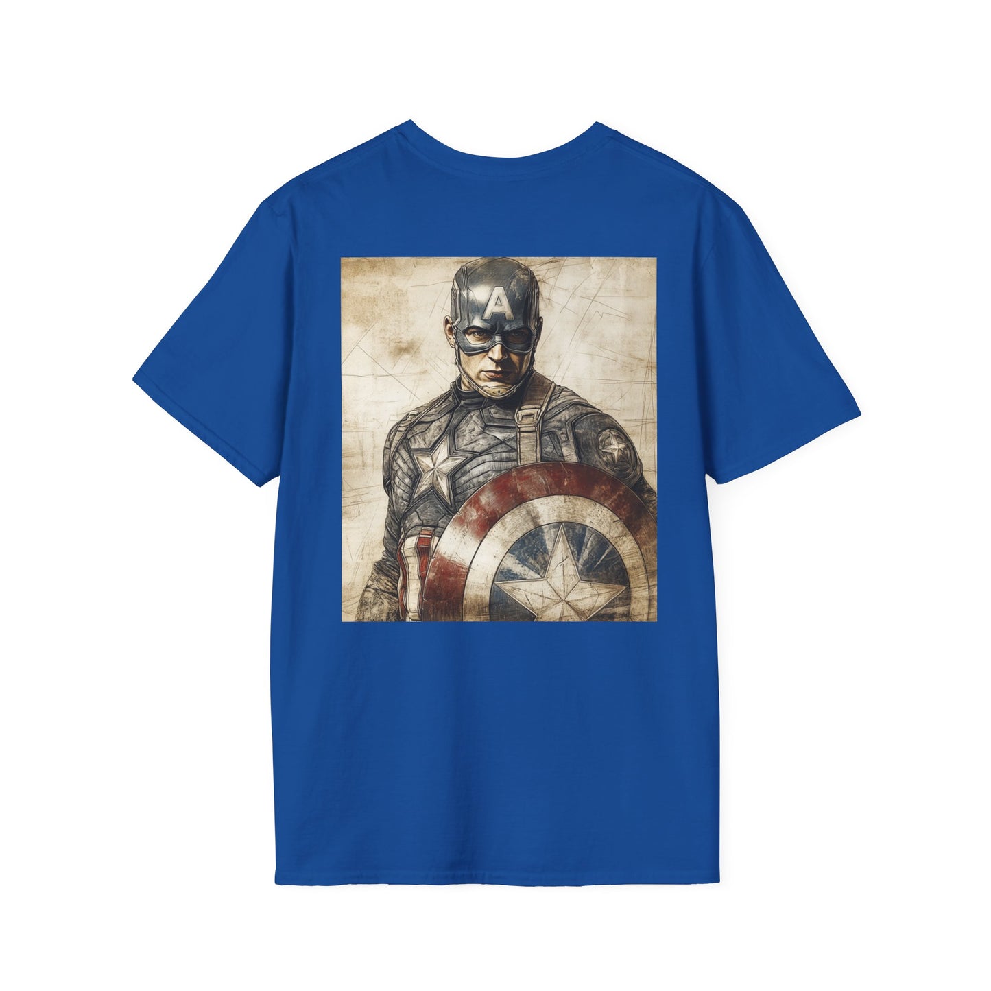 Captain davinciV4 Graphic T-Shirt – Fun Gift for Superhero Fans, Unisex Fashion Tee, Streetwear, Birthday Present, Comic Book Enthusiast