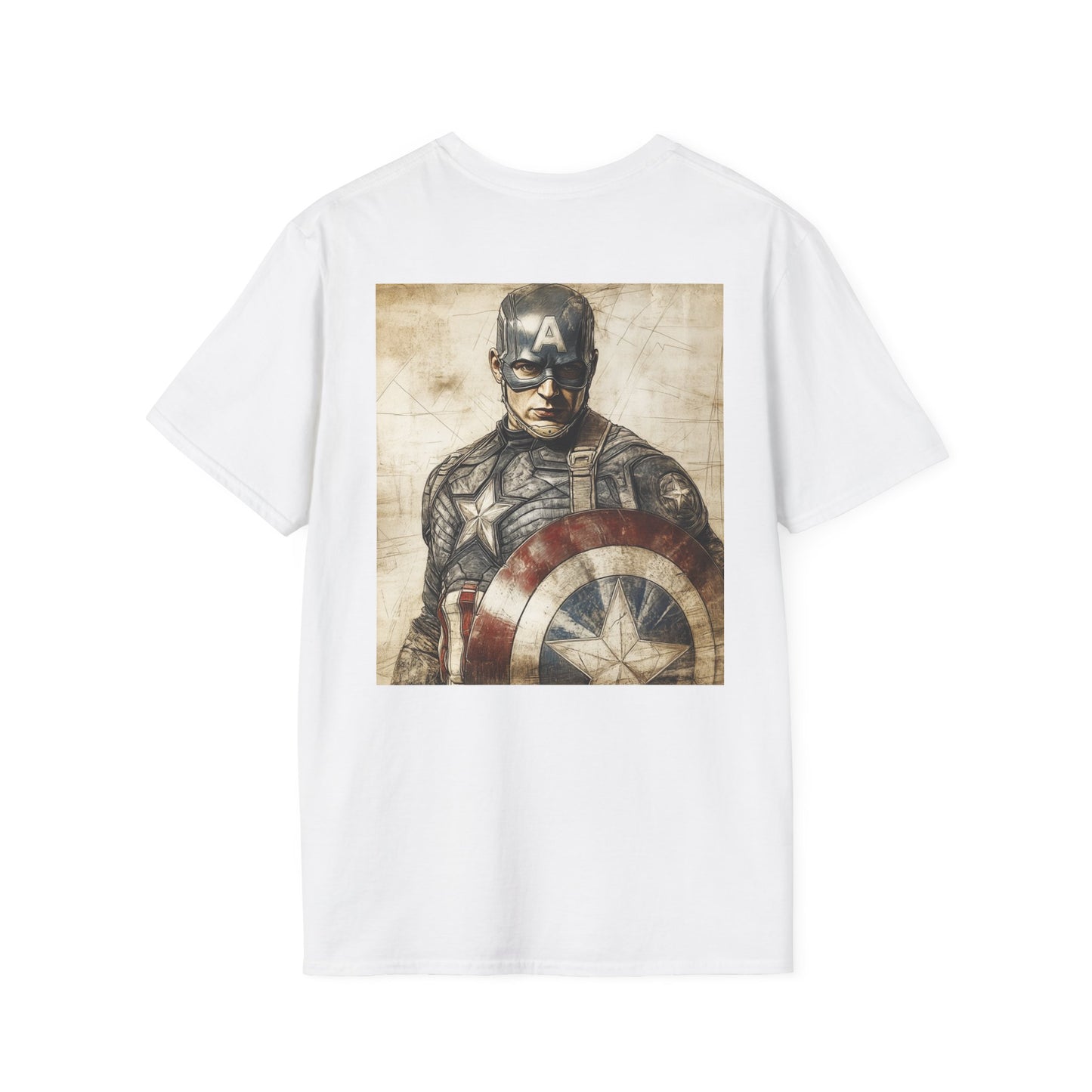 Captain davinciV4 Graphic T-Shirt – Fun Gift for Superhero Fans, Unisex Fashion Tee, Streetwear, Birthday Present, Comic Book Enthusiast