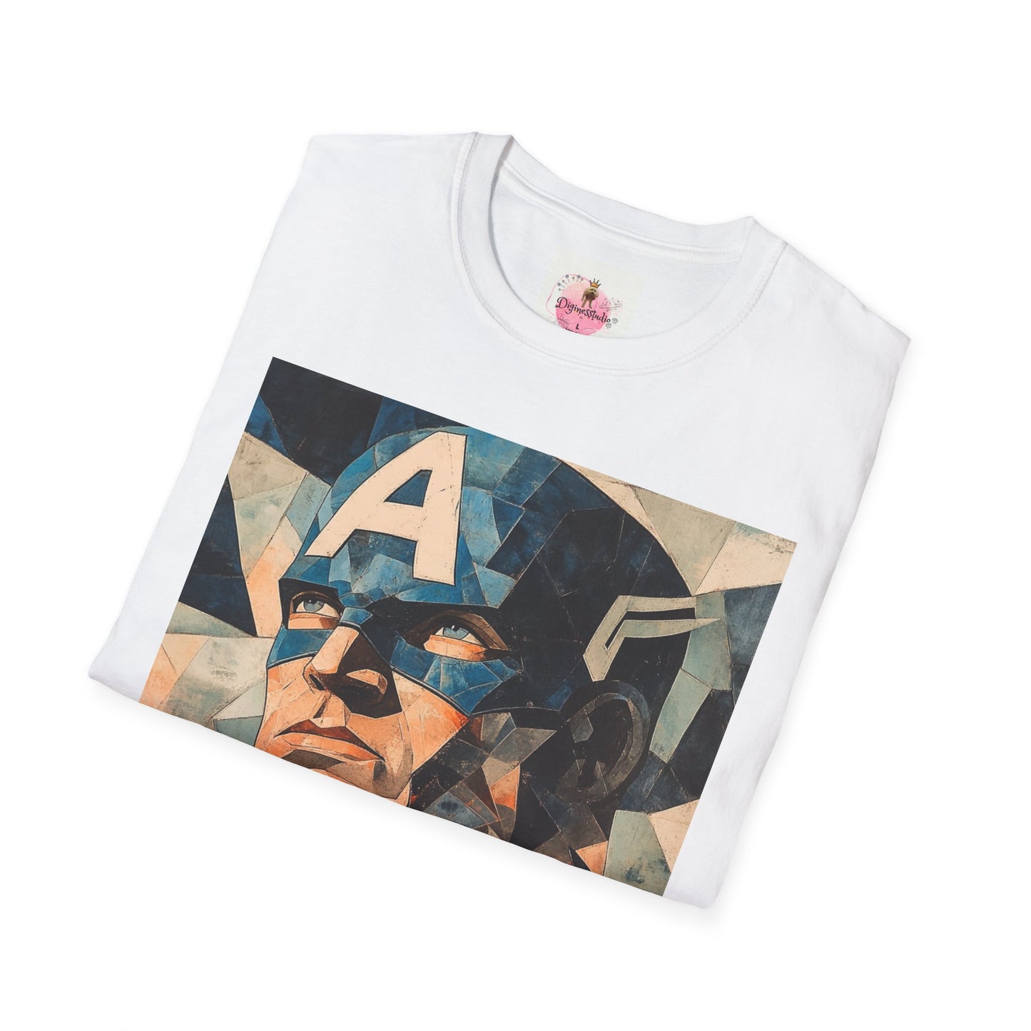 Captain picassoV4 Graphic T-Shirt – Fun Gift for Superhero Fans, Unisex Fashion Tee, Streetwear, Birthday Present, Comic Book Enthusiast