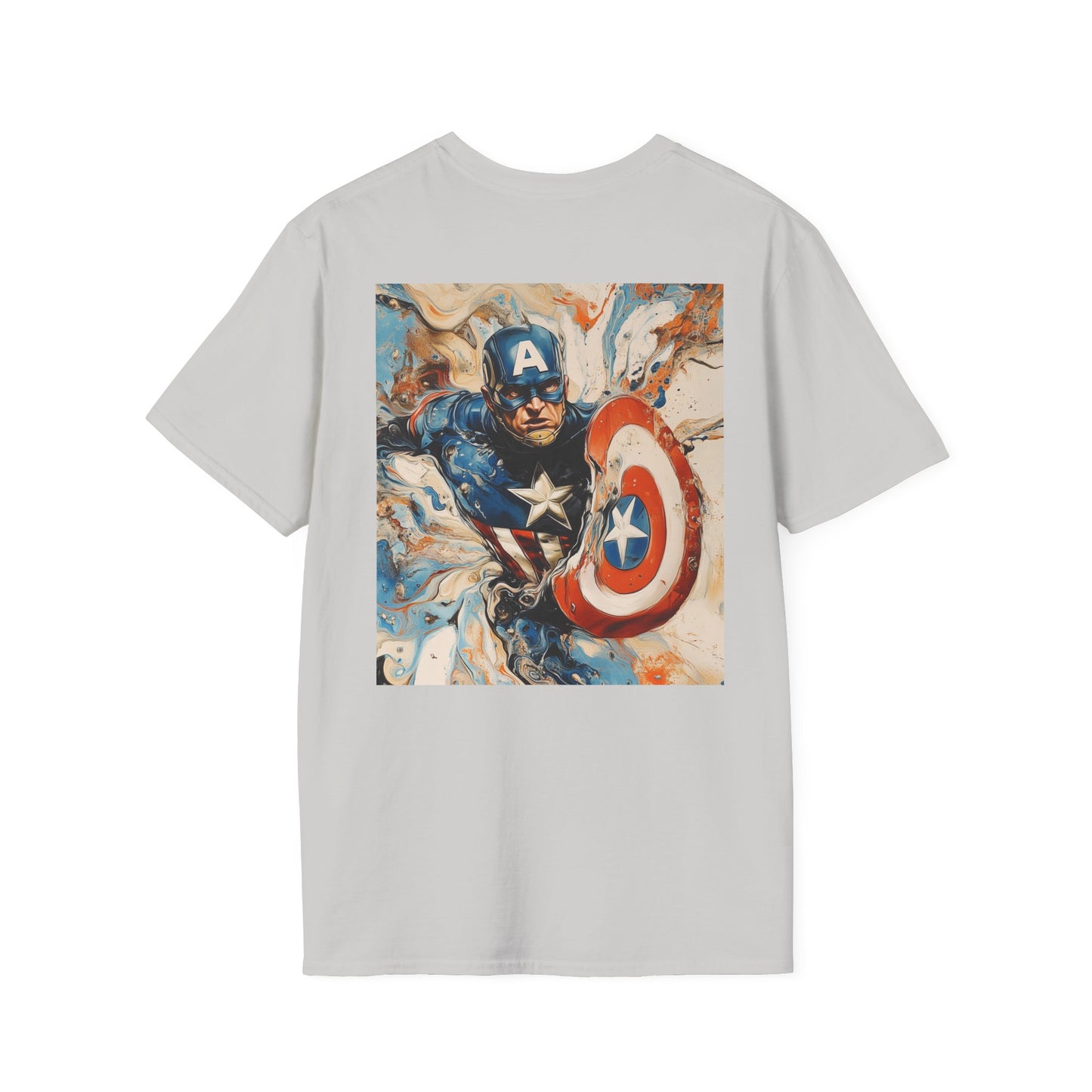 Captain daliV3 Graphic T-Shirt – Fun Gift for Superhero Fans, Unisex Fashion Tee, Streetwear, Birthday Present, Comic Book Enthusiast
