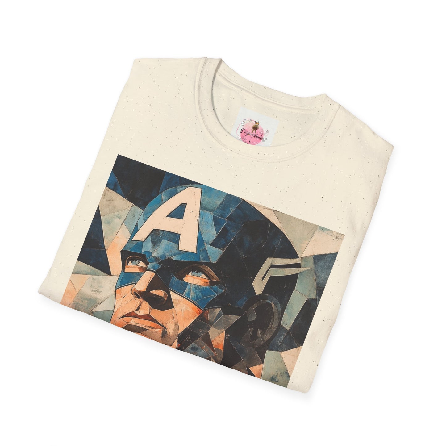 Captain picassoV4 Graphic T-Shirt – Fun Gift for Superhero Fans, Unisex Fashion Tee, Streetwear, Birthday Present, Comic Book Enthusiast