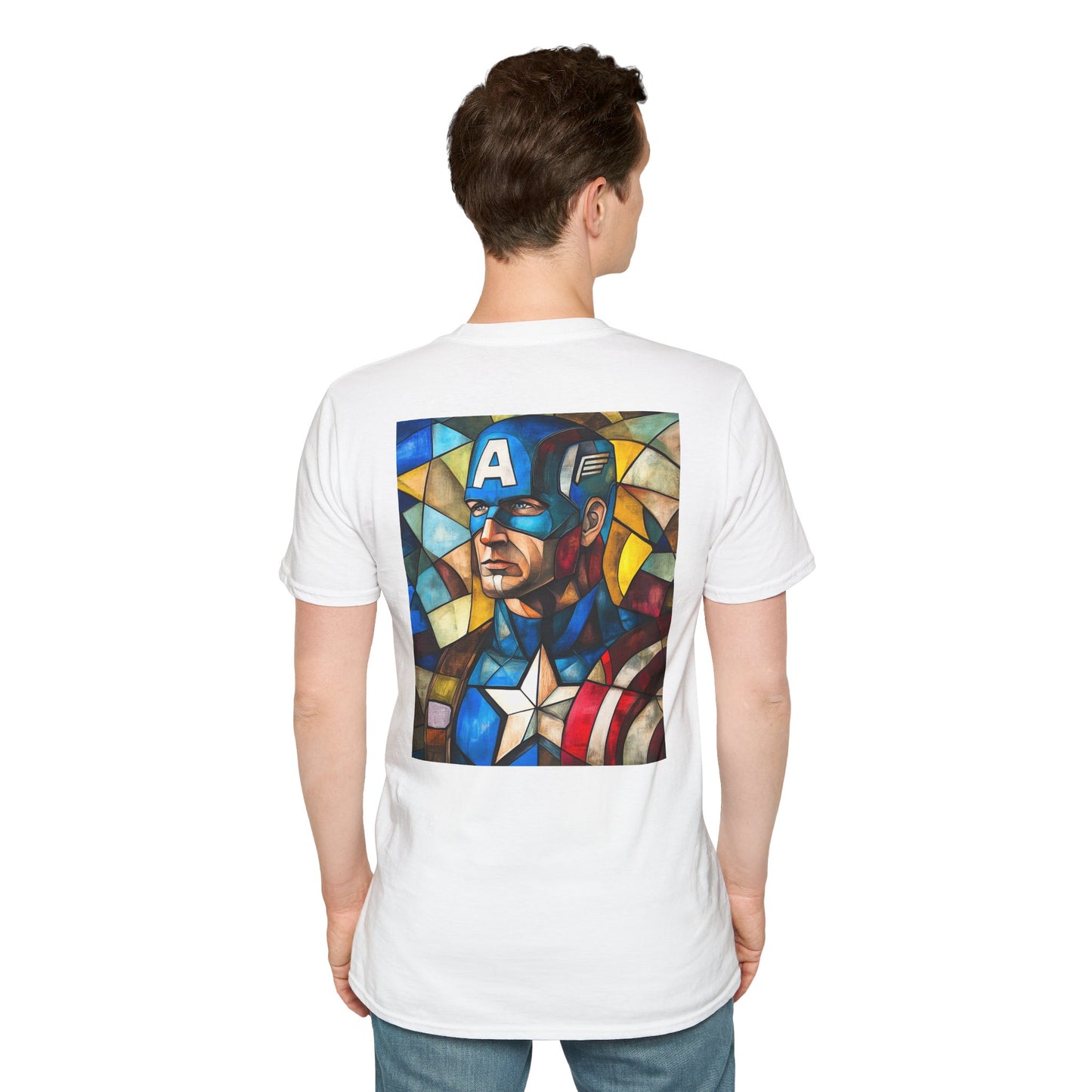 Captain picassoV2 Graphic T-Shirt – Fun Gift for Superhero Fans, Unisex Fashion Tee, Streetwear, Birthday Present, Comic Book Enthusiast