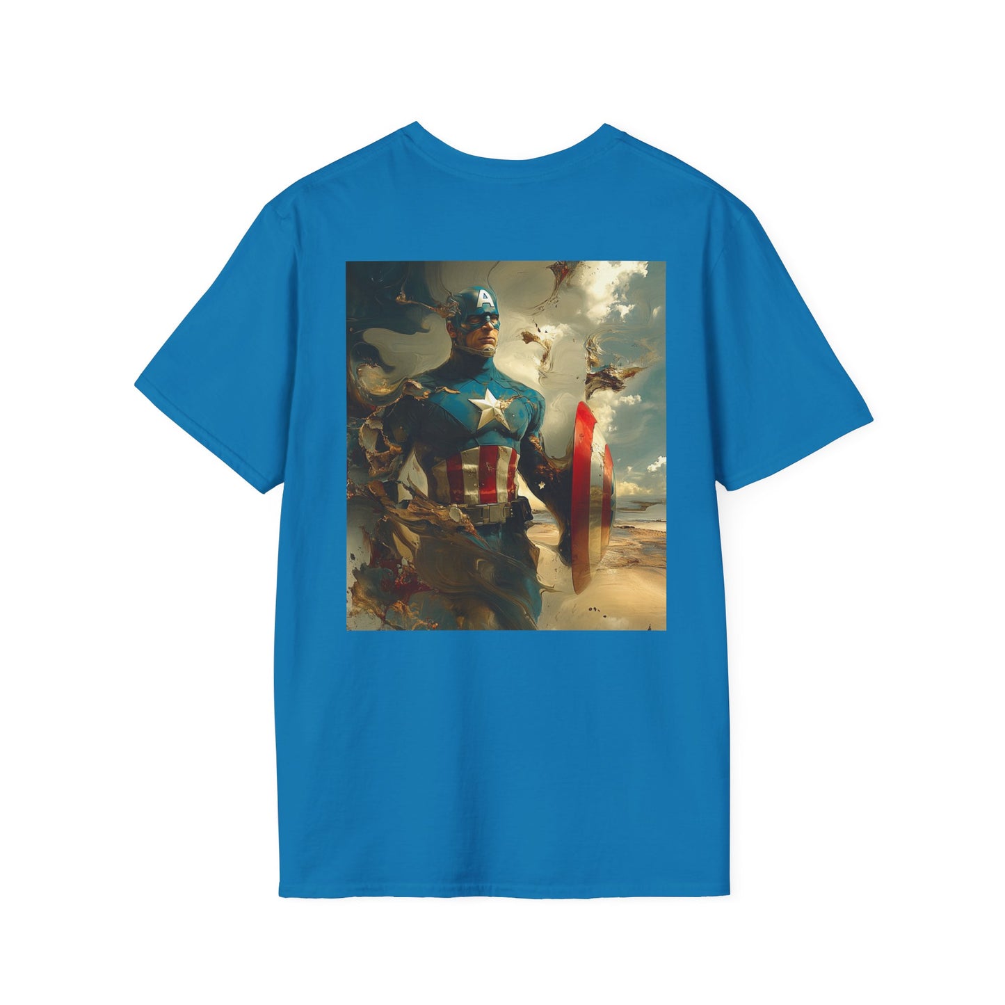 Captain daliV2 Graphic T-Shirt – Fun Gift for Superhero Fans, Unisex Fashion Tee, Streetwear, Birthday Present, Comic Book Enthusiast
