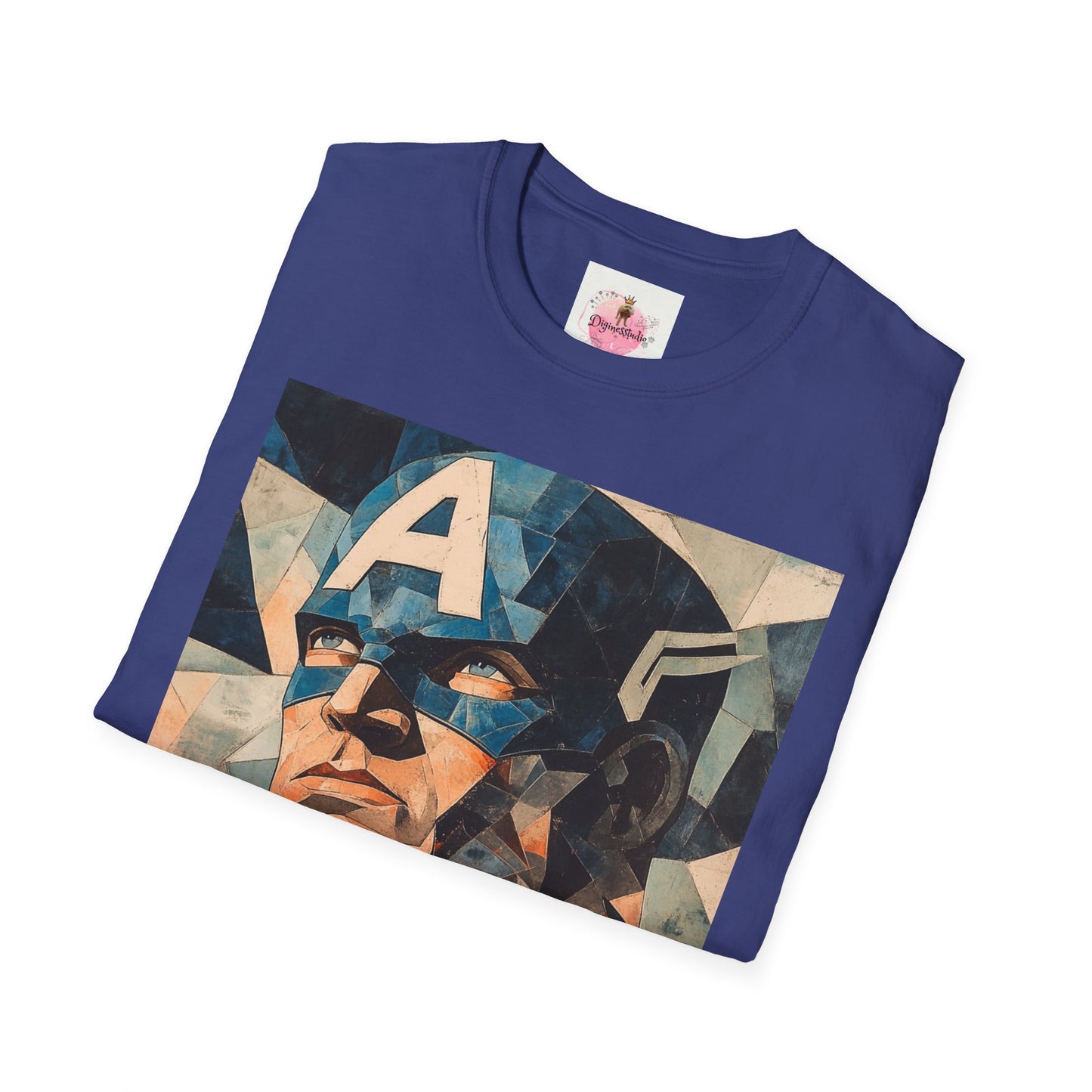 Captain picassoV4 Graphic T-Shirt – Fun Gift for Superhero Fans, Unisex Fashion Tee, Streetwear, Birthday Present, Comic Book Enthusiast