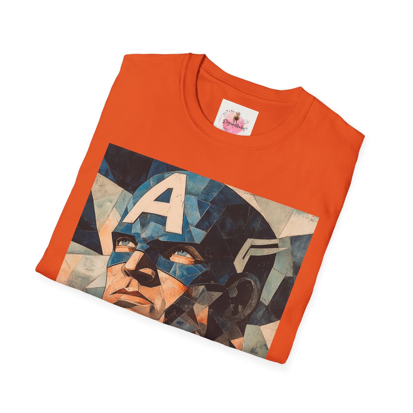 Captain picassoV4 Graphic T-Shirt – Fun Gift for Superhero Fans, Unisex Fashion Tee, Streetwear, Birthday Present, Comic Book Enthusiast