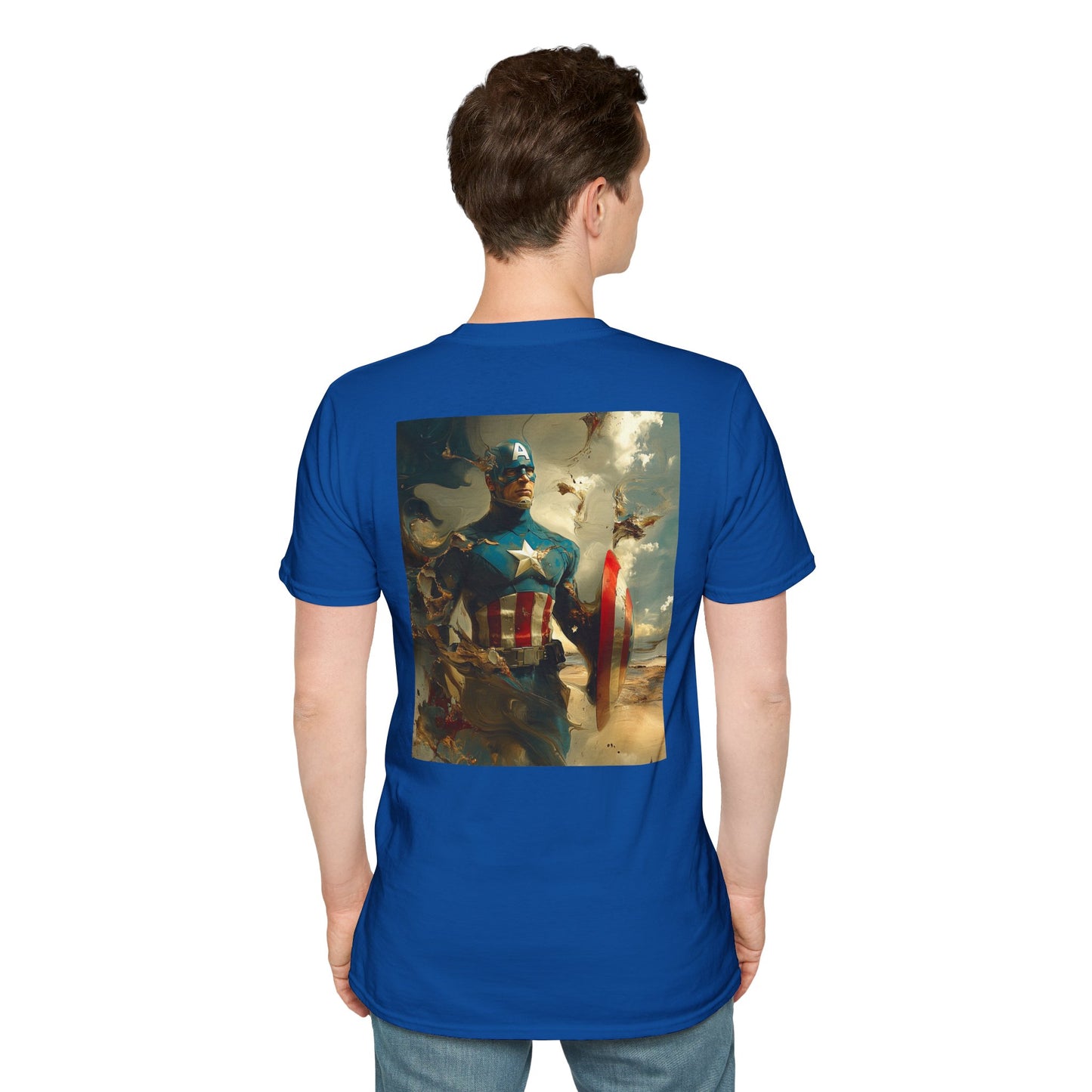 Captain daliV2 Graphic T-Shirt – Fun Gift for Superhero Fans, Unisex Fashion Tee, Streetwear, Birthday Present, Comic Book Enthusiast