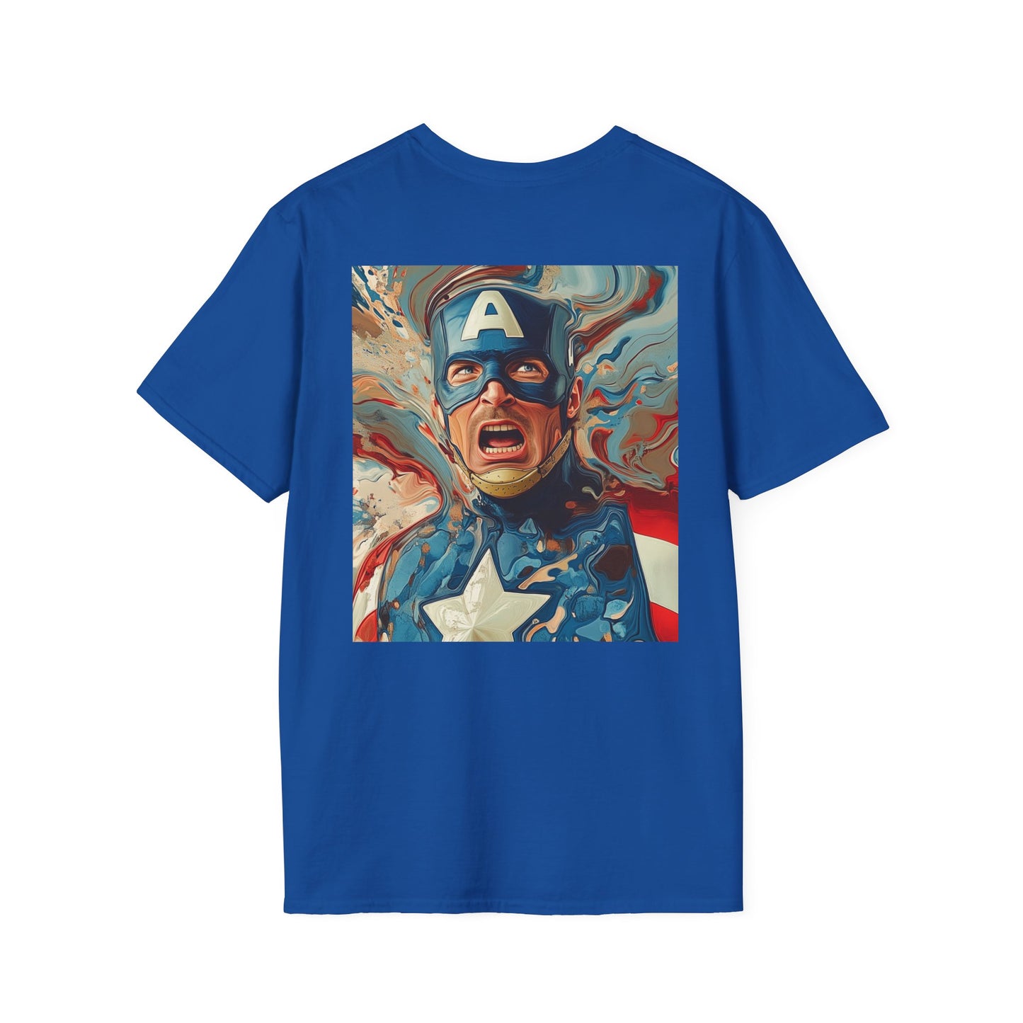Captain daliV1 Graphic T-Shirt – Fun Gift for Superhero Fans, Unisex Fashion Tee, Streetwear, Birthday Present, Comic Book Enthusiast