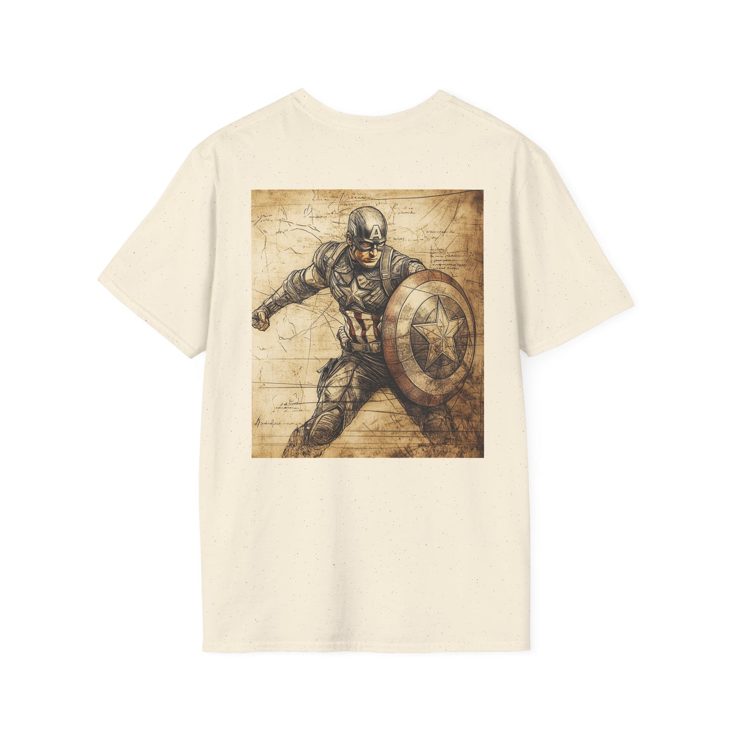 Captain davinciV3 Graphic T-Shirt – Fun Gift for Superhero Fans, Unisex Fashion Tee, Streetwear, Birthday Present, Comic Book Enthusiast