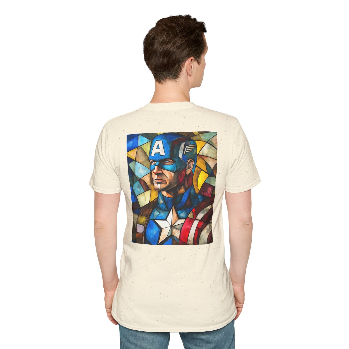 Captain picassoV2 Graphic T-Shirt – Fun Gift for Superhero Fans, Unisex Fashion Tee, Streetwear, Birthday Present, Comic Book Enthusiast
