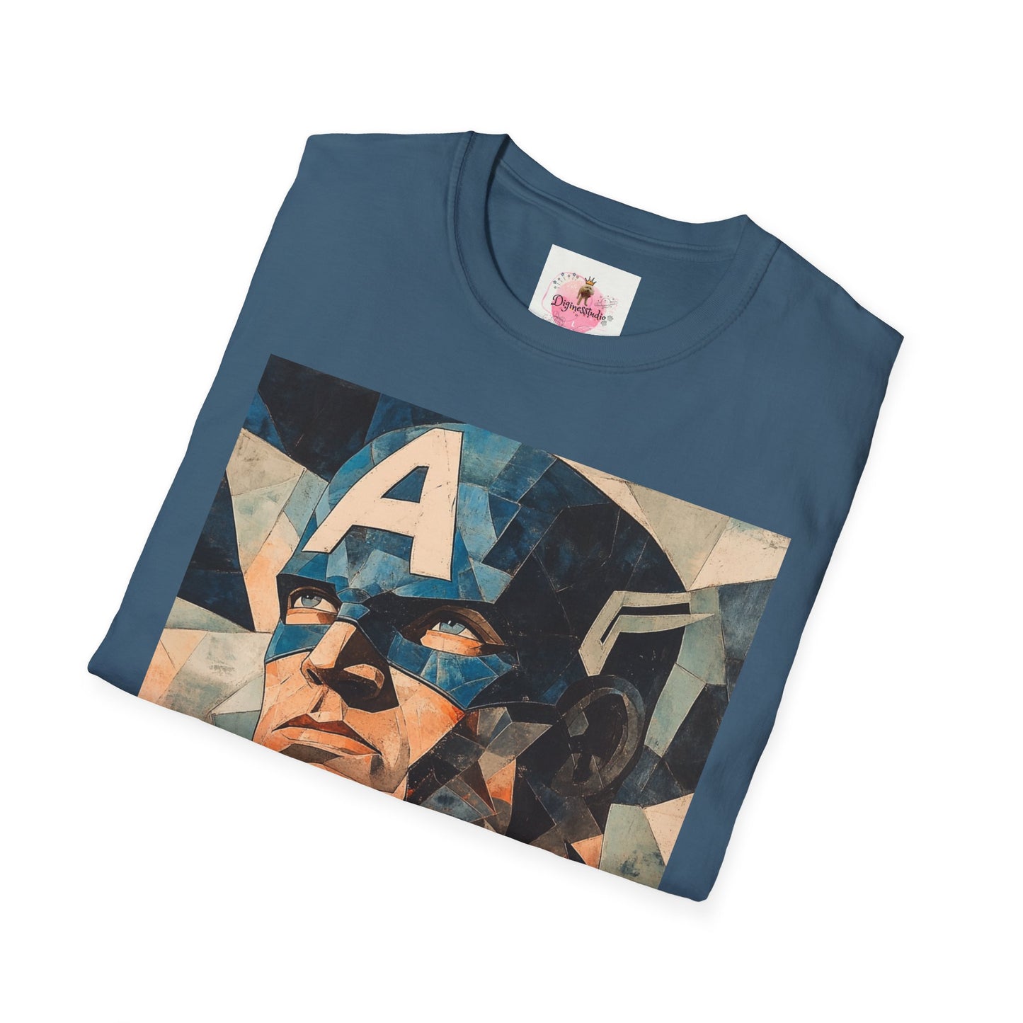 Captain picassoV4 Graphic T-Shirt – Fun Gift for Superhero Fans, Unisex Fashion Tee, Streetwear, Birthday Present, Comic Book Enthusiast