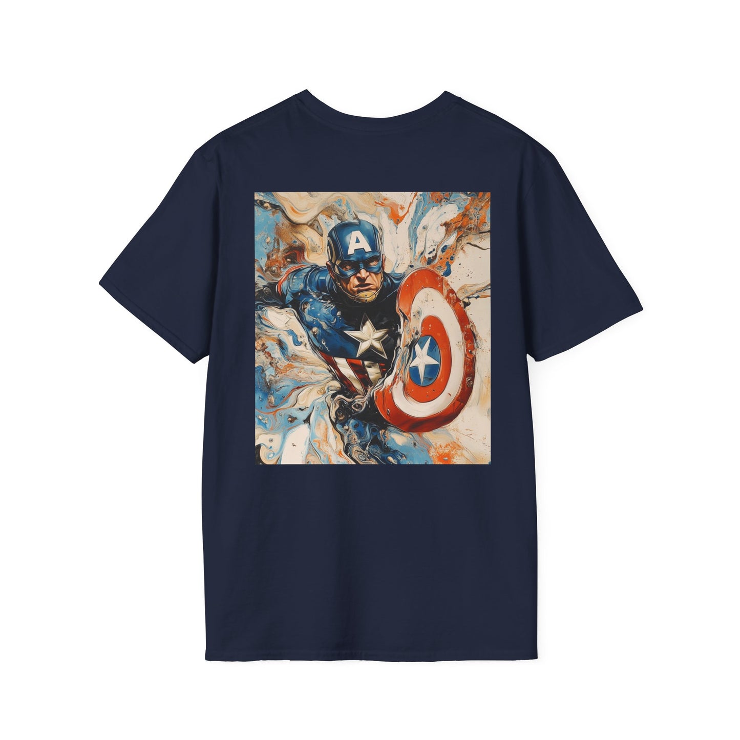 Captain daliV3 Graphic T-Shirt – Fun Gift for Superhero Fans, Unisex Fashion Tee, Streetwear, Birthday Present, Comic Book Enthusiast