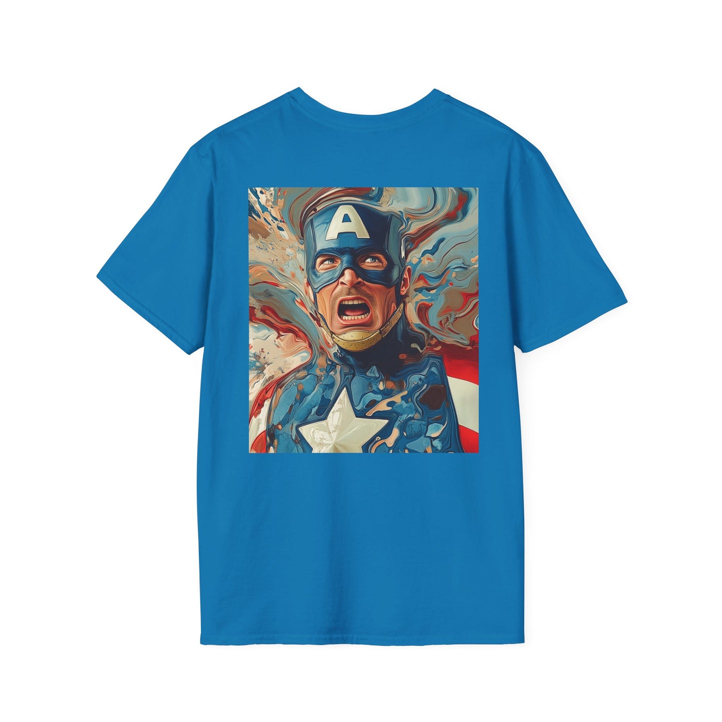 Captain daliV1 Graphic T-Shirt – Fun Gift for Superhero Fans, Unisex Fashion Tee, Streetwear, Birthday Present, Comic Book Enthusiast