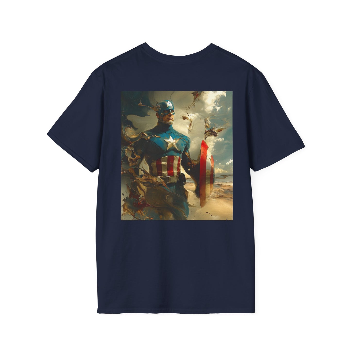 Captain daliV2 Graphic T-Shirt – Fun Gift for Superhero Fans, Unisex Fashion Tee, Streetwear, Birthday Present, Comic Book Enthusiast