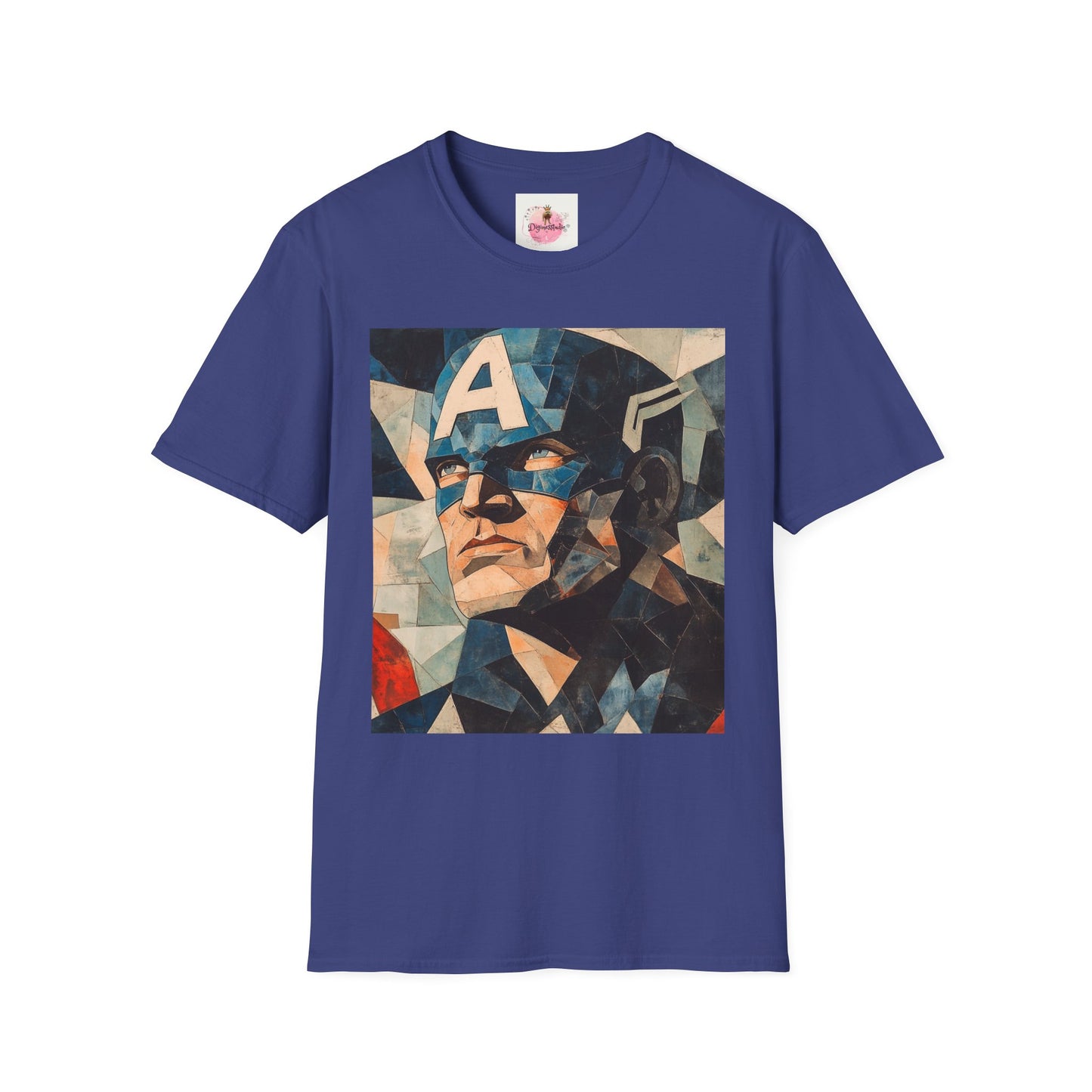 Captain picassoV4 Graphic T-Shirt – Fun Gift for Superhero Fans, Unisex Fashion Tee, Streetwear, Birthday Present, Comic Book Enthusiast