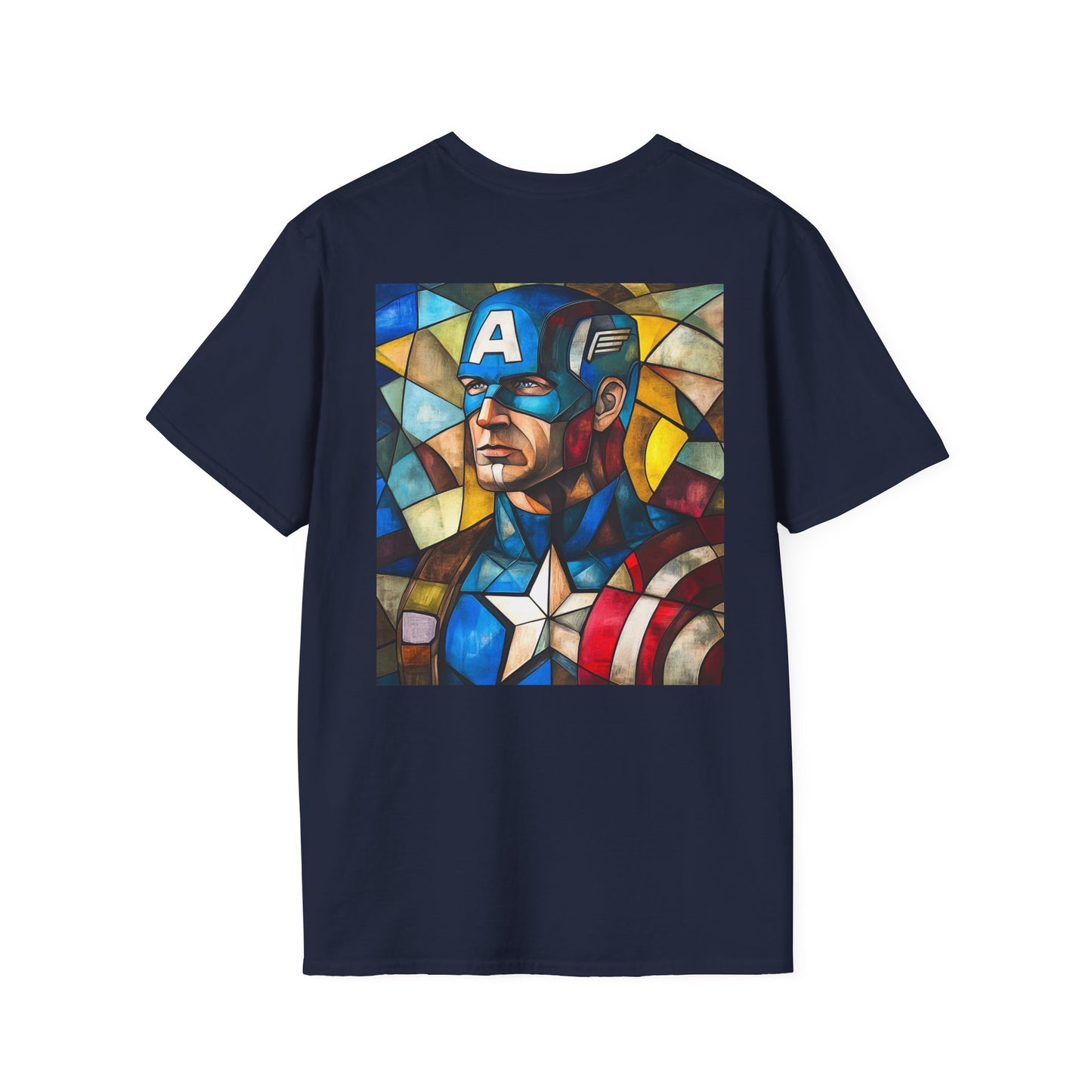Captain picassoV2 Graphic T-Shirt – Fun Gift for Superhero Fans, Unisex Fashion Tee, Streetwear, Birthday Present, Comic Book Enthusiast