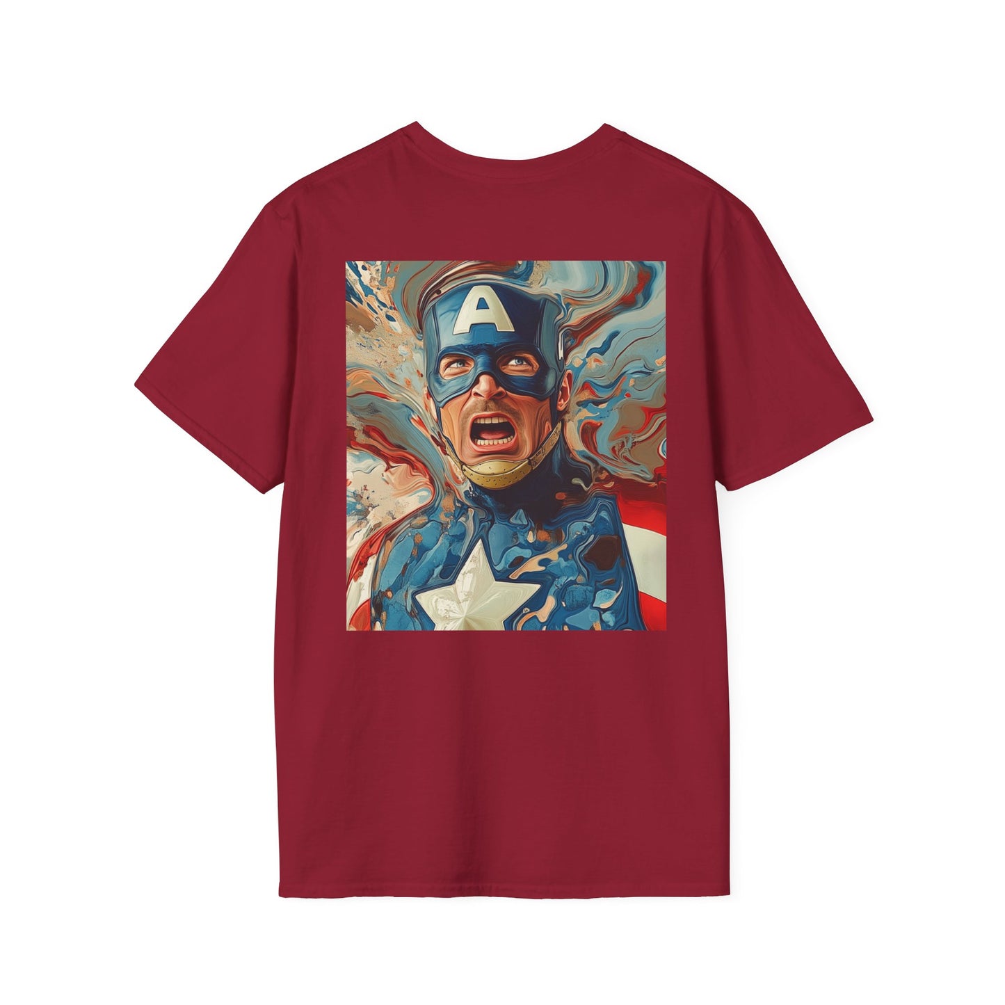 Captain daliV1 Graphic T-Shirt – Fun Gift for Superhero Fans, Unisex Fashion Tee, Streetwear, Birthday Present, Comic Book Enthusiast