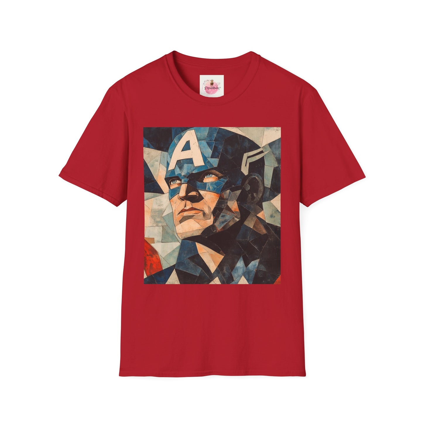 Captain picassoV4 Graphic T-Shirt – Fun Gift for Superhero Fans, Unisex Fashion Tee, Streetwear, Birthday Present, Comic Book Enthusiast