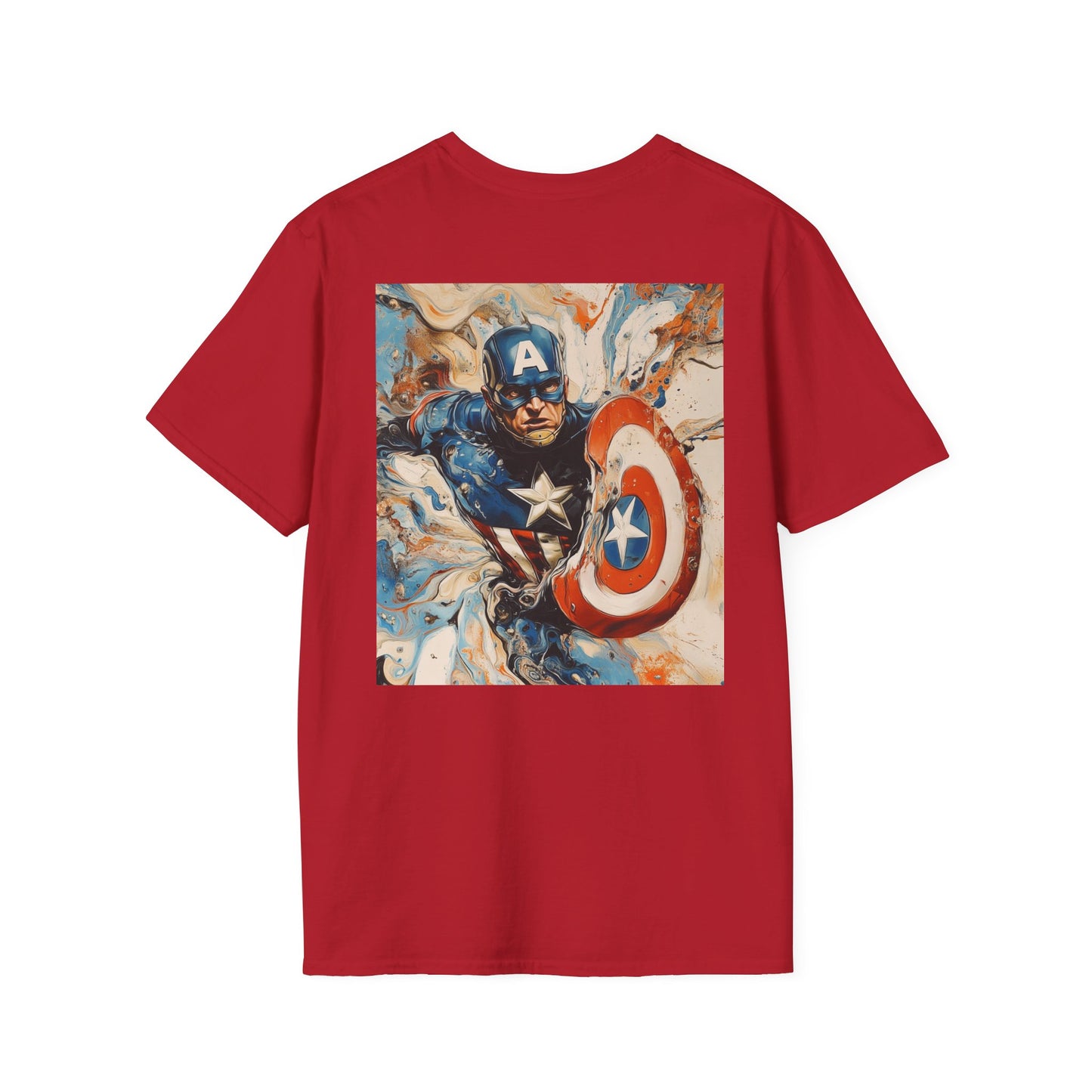 Captain daliV3 Graphic T-Shirt – Fun Gift for Superhero Fans, Unisex Fashion Tee, Streetwear, Birthday Present, Comic Book Enthusiast