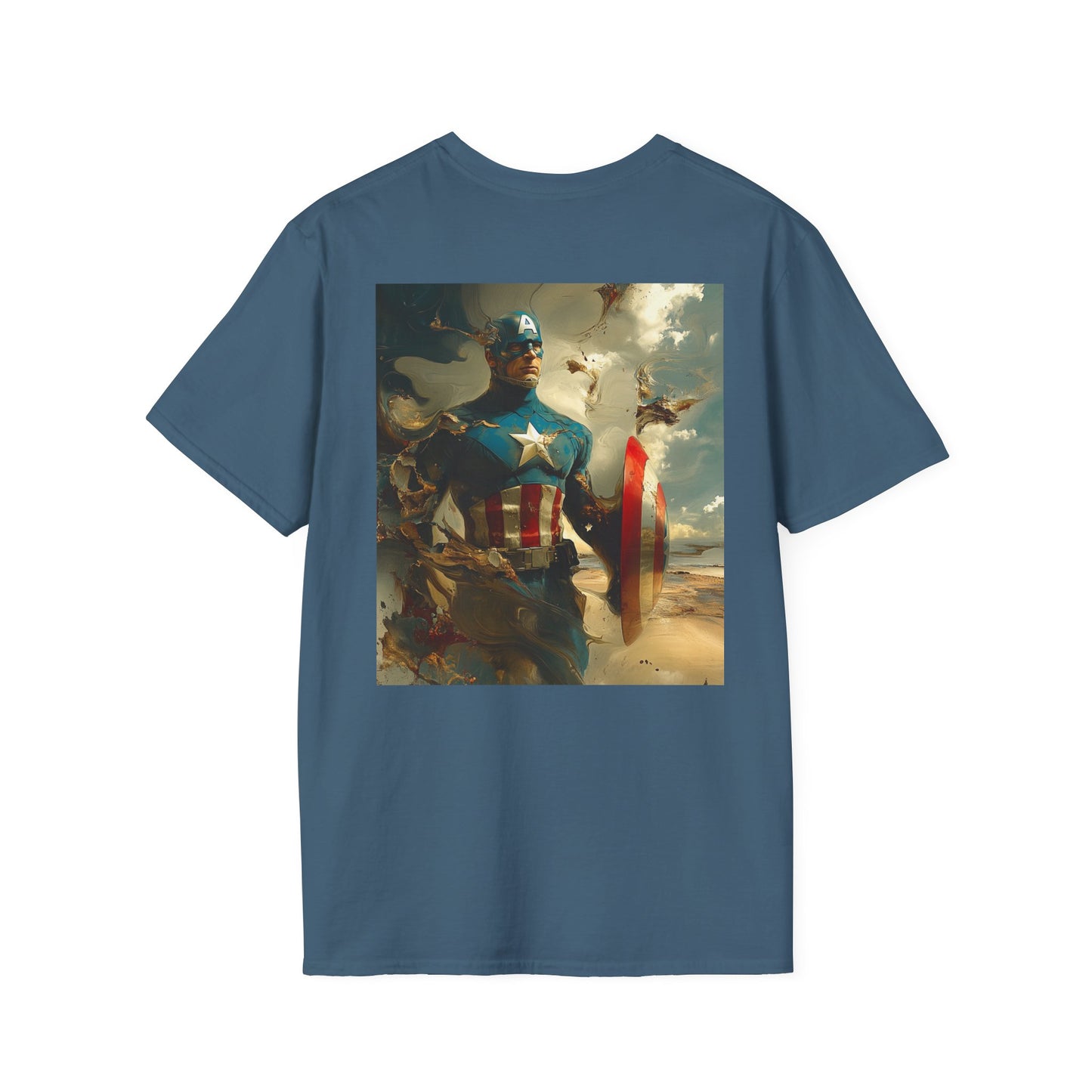 Captain daliV2 Graphic T-Shirt – Fun Gift for Superhero Fans, Unisex Fashion Tee, Streetwear, Birthday Present, Comic Book Enthusiast