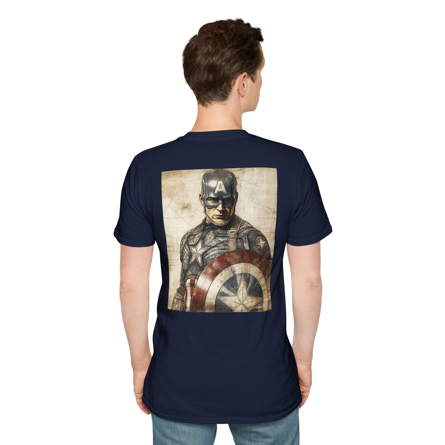 Captain picassoV4 Graphic T-Shirt – Fun Gift for Superhero Fans, Unisex Fashion Tee, Streetwear, Birthday Present, Comic Book Enthusiast